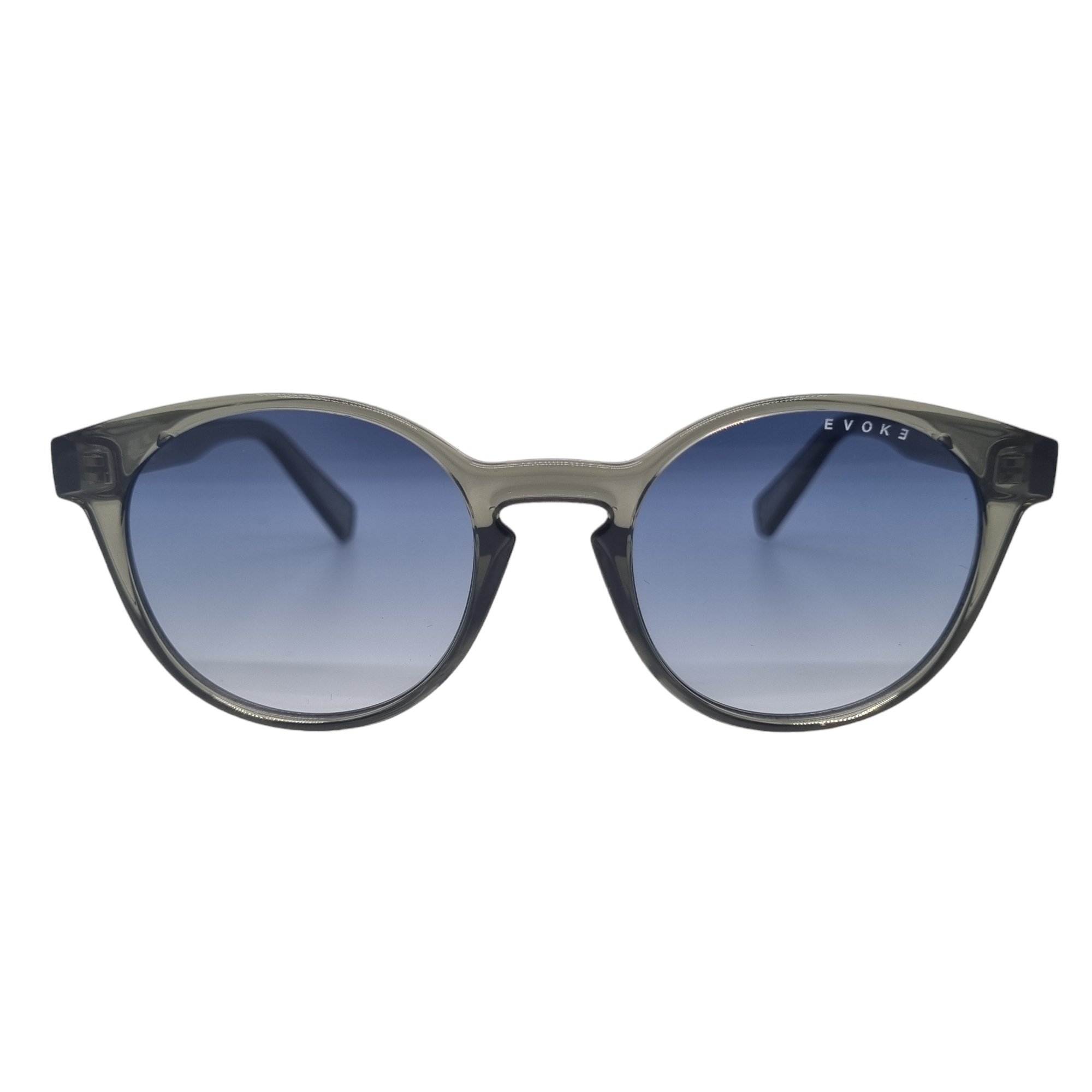 Oculos Solar Evoke New Evk 20 Brh02 Cinza Translucido Lente Azul Degrade Cinza 2