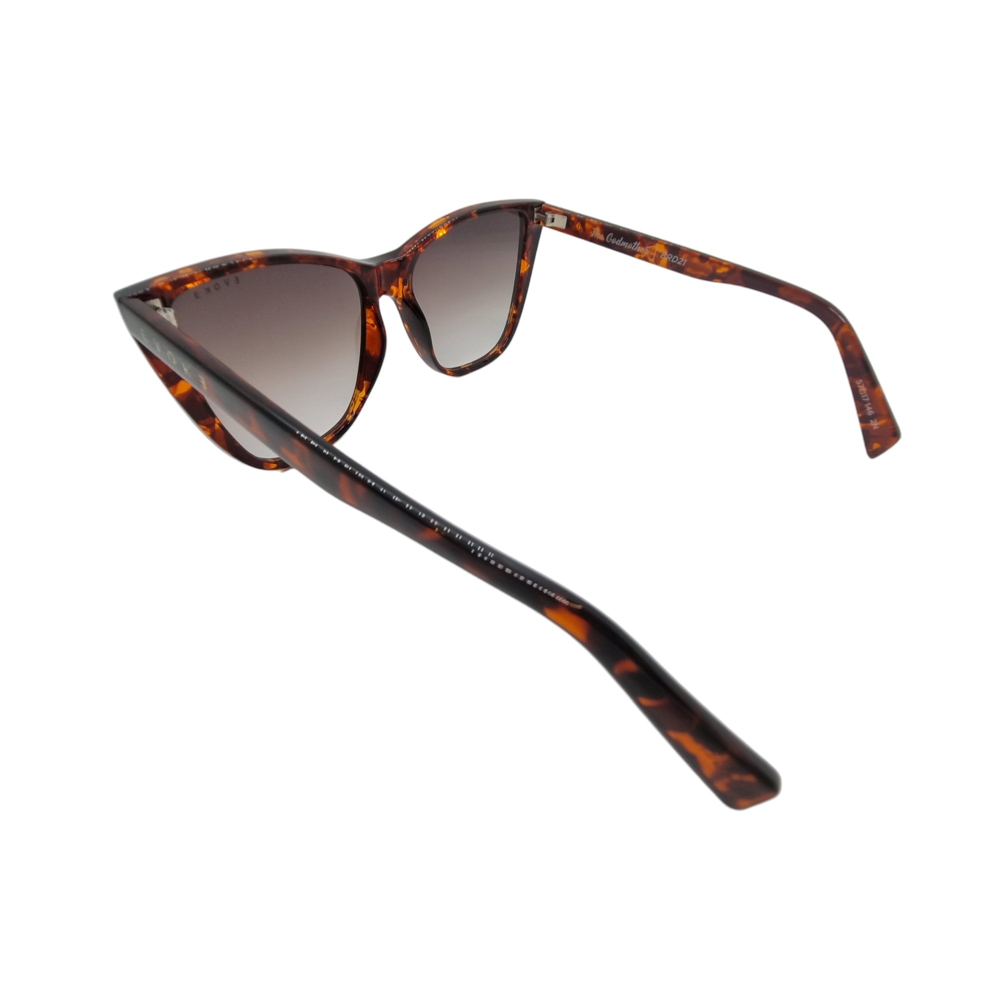 Oculos Solar Evoke New The Godmother Brg21 Marrom Brilho Tartaruga Lente Marrom Degrade Marrom 4