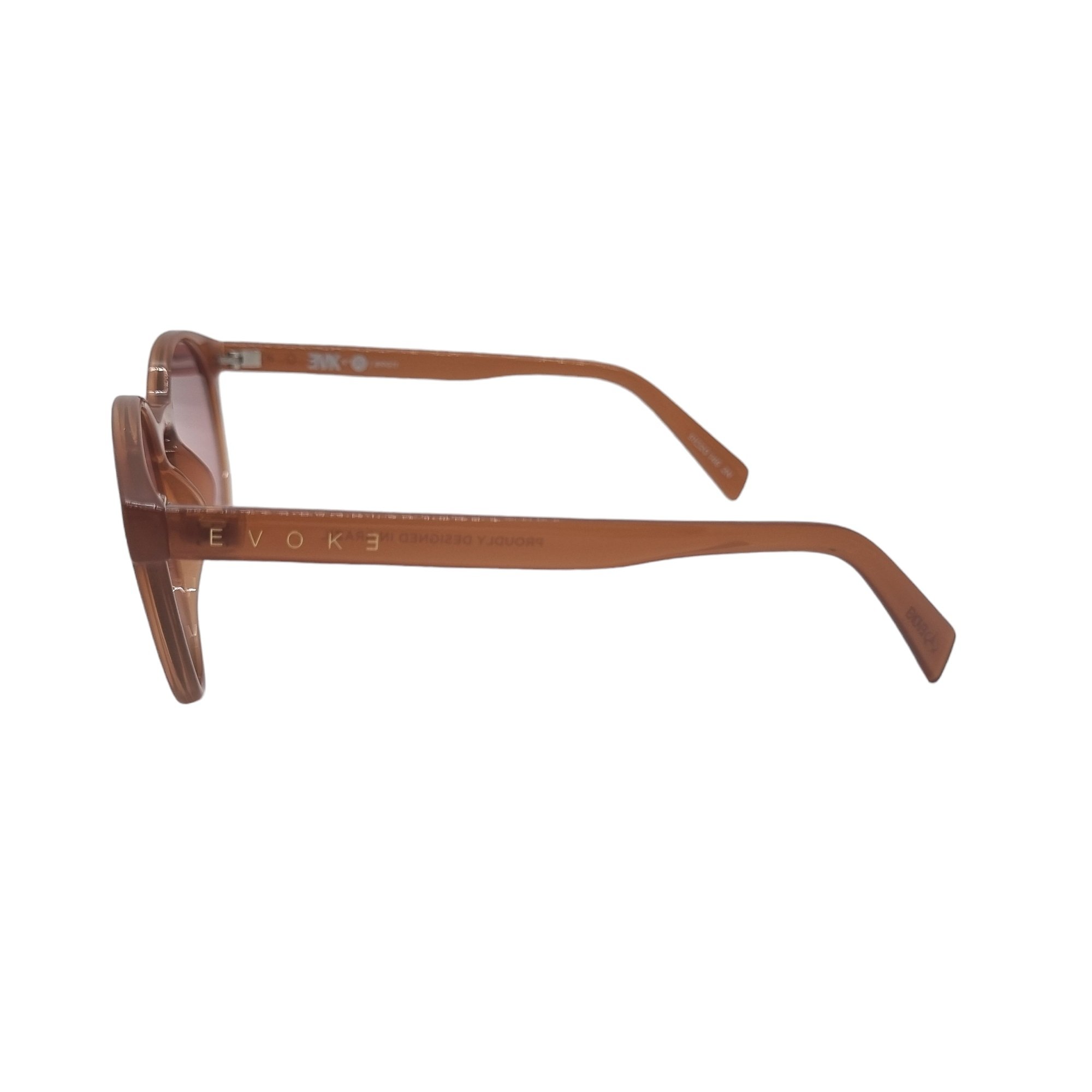 Oculos Solar Evoke New Evk 20 Brg11 Marrom Translucido Lente Rosa Marrom 3