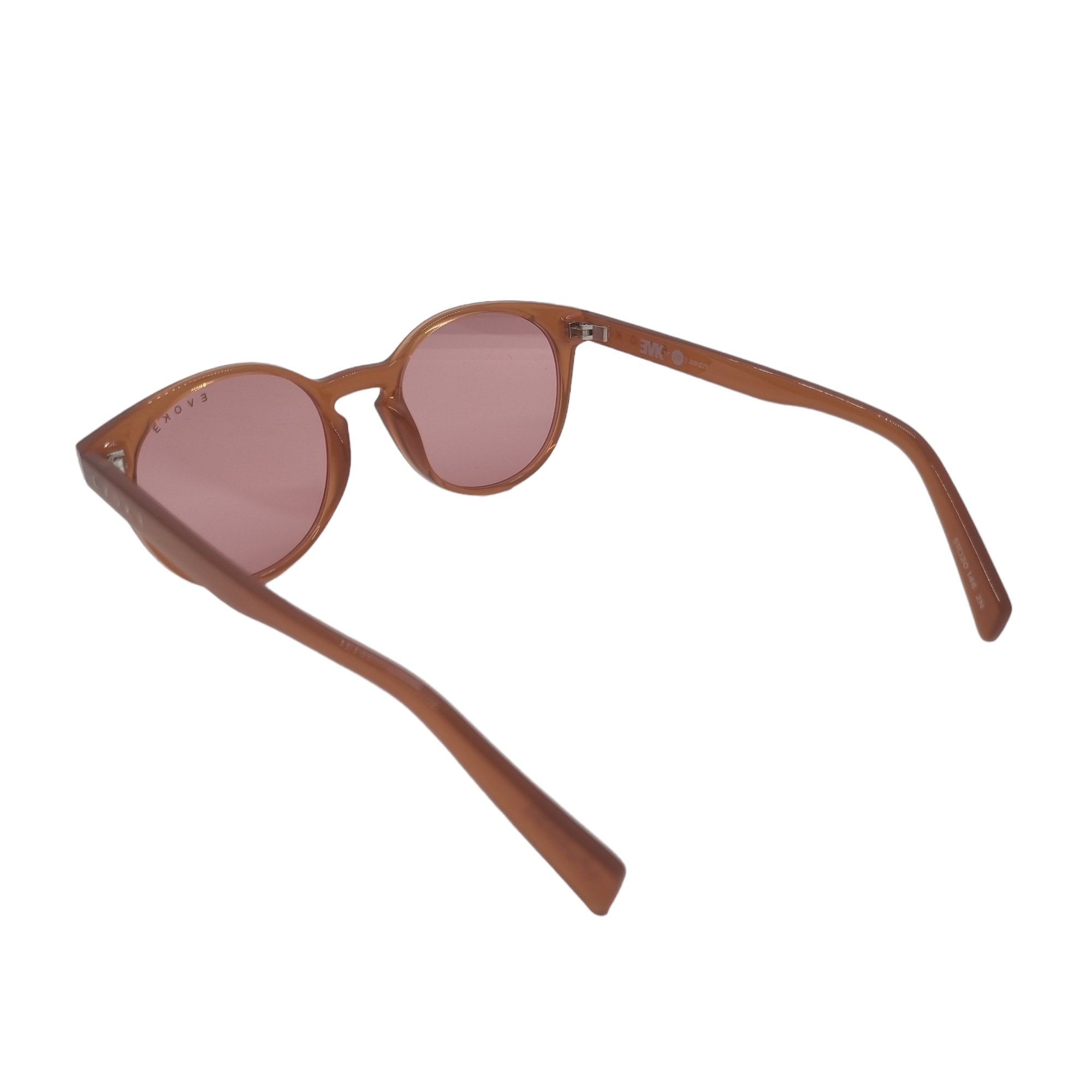 Oculos Solar Evoke New Evk 20 Brg11 Marrom Translucido Lente Rosa Marrom 4