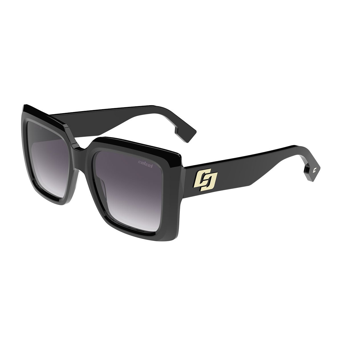 Oculos Solar Colcci Sabrina C0254a0233 Preto Brilho Lente Cinza Degrade cat1