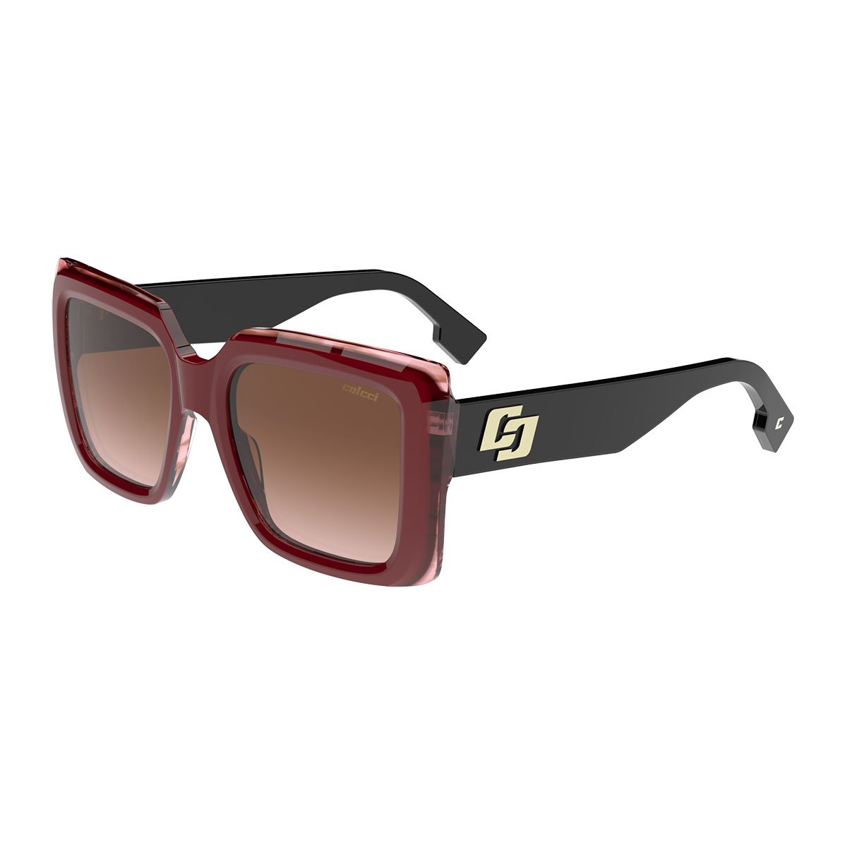 Oculos Solar Colcci Sabrina C0254c92a6 Vermelho Brilho Lente Marrom Degrade cat1