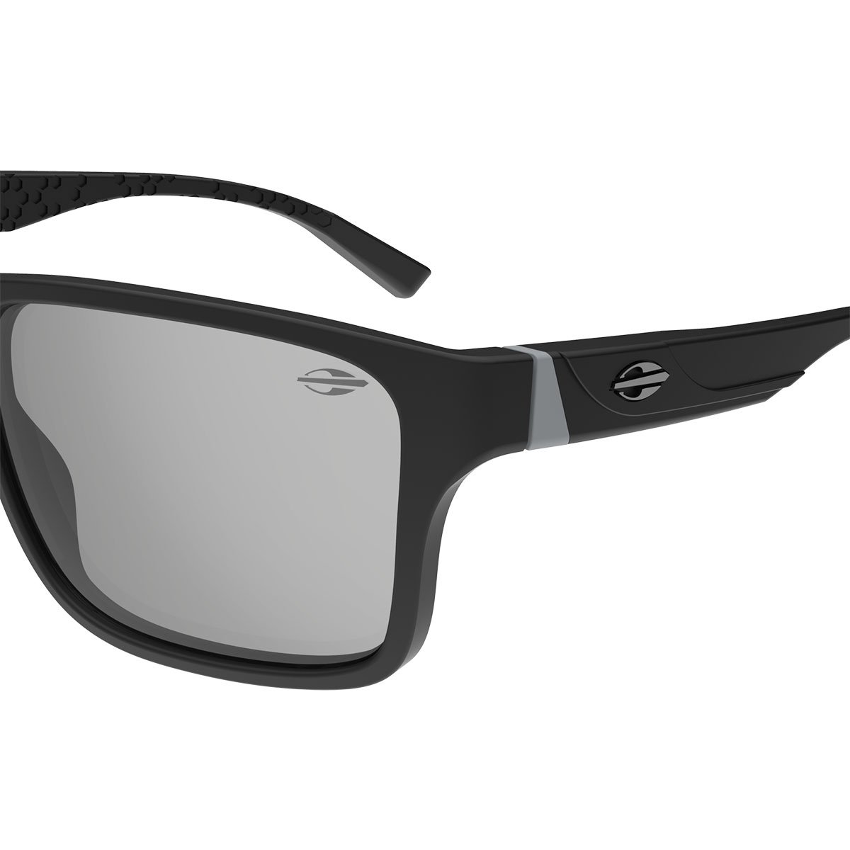 Oculos Solar Mormaii Ancara 3 M0165afe09 Preto Fosco Lente Cinza Espelhada cat1 Preto 3