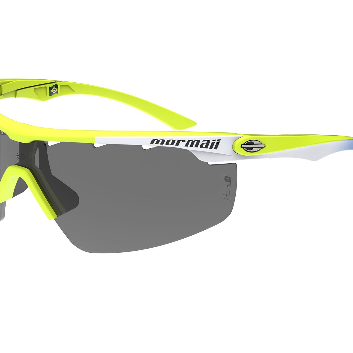 Oculos Solar Mormaii Athlon 4 M0042j9901 Amarelo Fosco Lente Cinza cat1 Amarelo 3