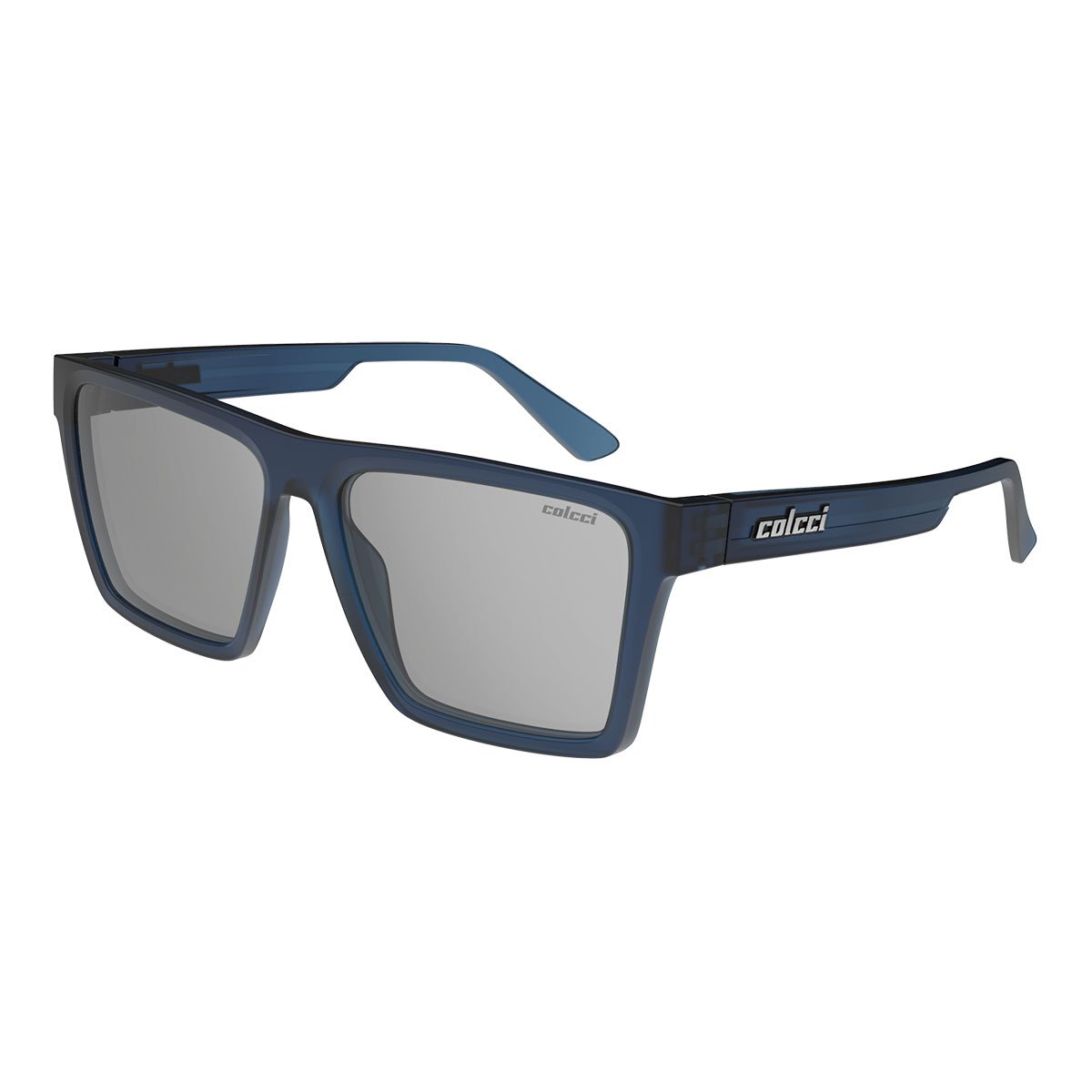 Oculos Solar Colcci Paul 2 C0265k2609 Azul Fosco Lente Cinza Espelhada