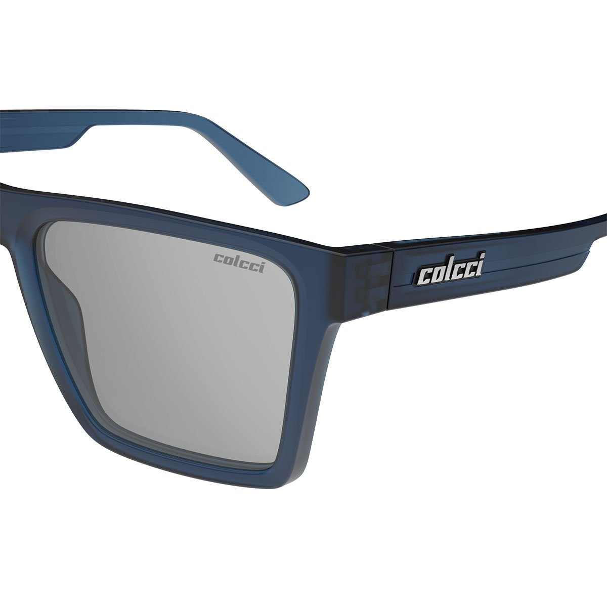 Oculos Solar Colcci Paul 2 C0265k2609 Azul Fosco Lente Cinza Espelhada Azul 3