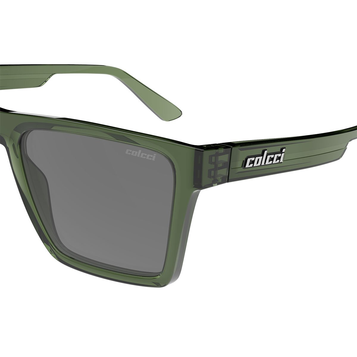 Oculos Solar Colcci Paul 2 C0265kg801 Verde Brilho Lente Cinza Verde 3