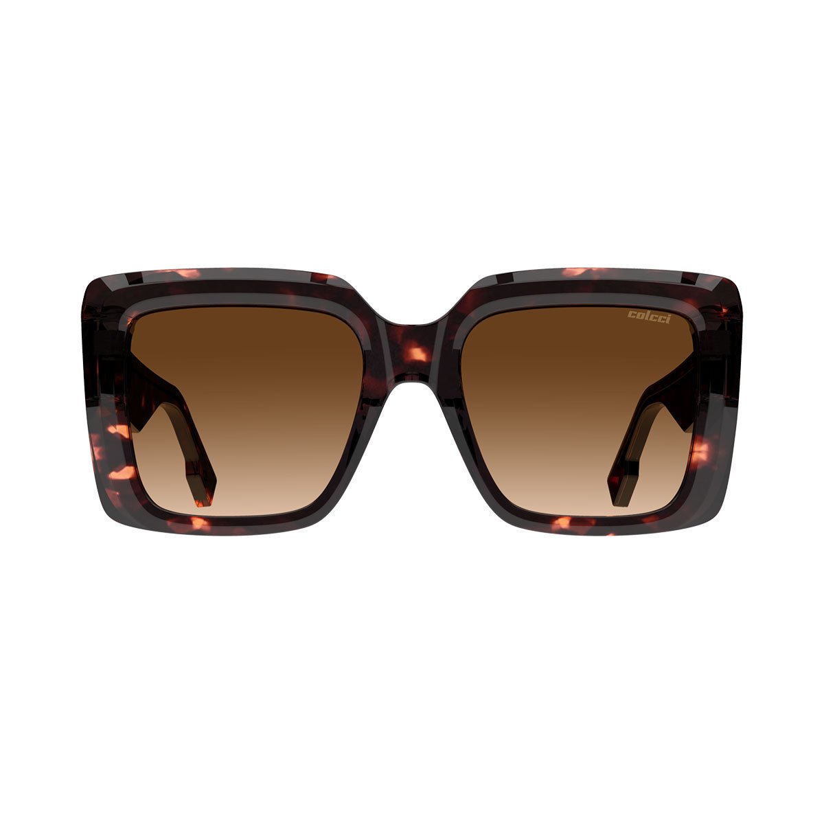 Oculos Solar Colcci Sabrina C0254f2134 Marrom Brilho Demi Lente Marrom Degrade Marrom 2