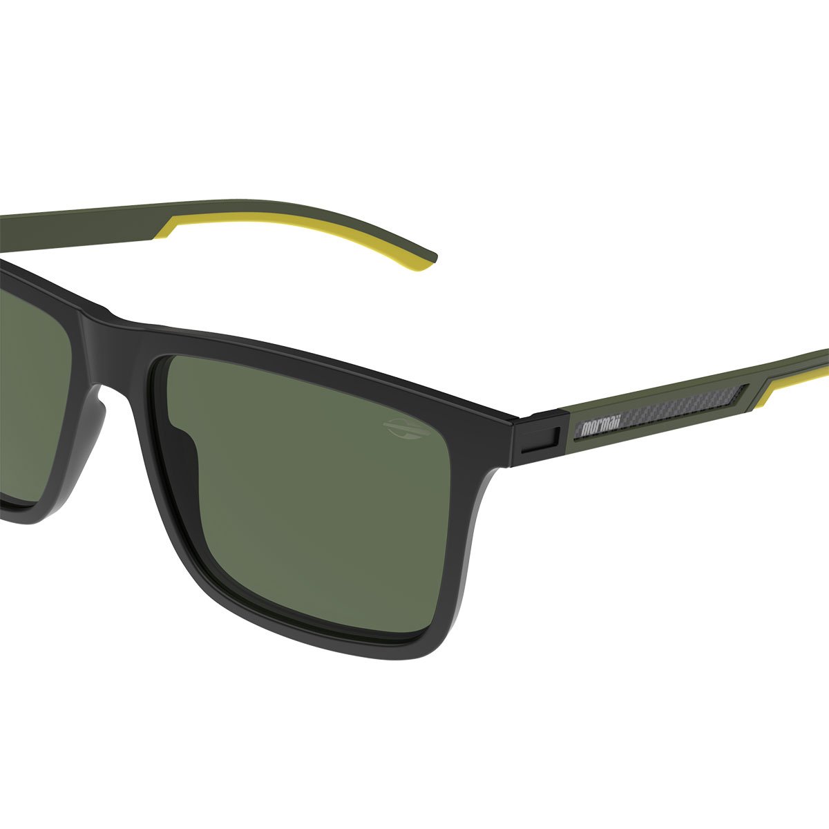 Oculos Solar Mormaii Boston 3 M0170a8371 Preto Fosco Lente Verde Preto 3