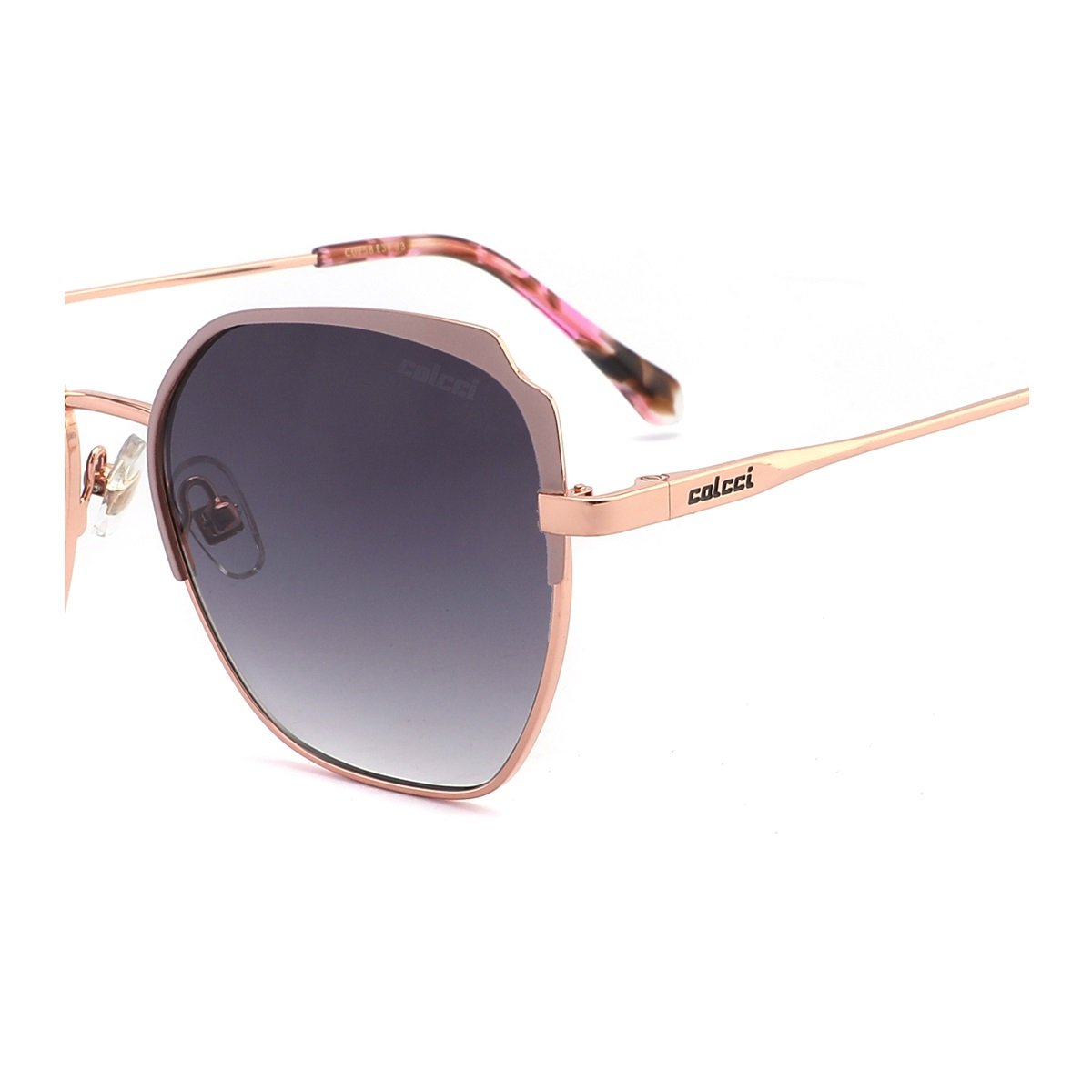 Oculos Solar Colcci C0258e3733 Rose Brilho Lente Cinza Degrade Rosé 3