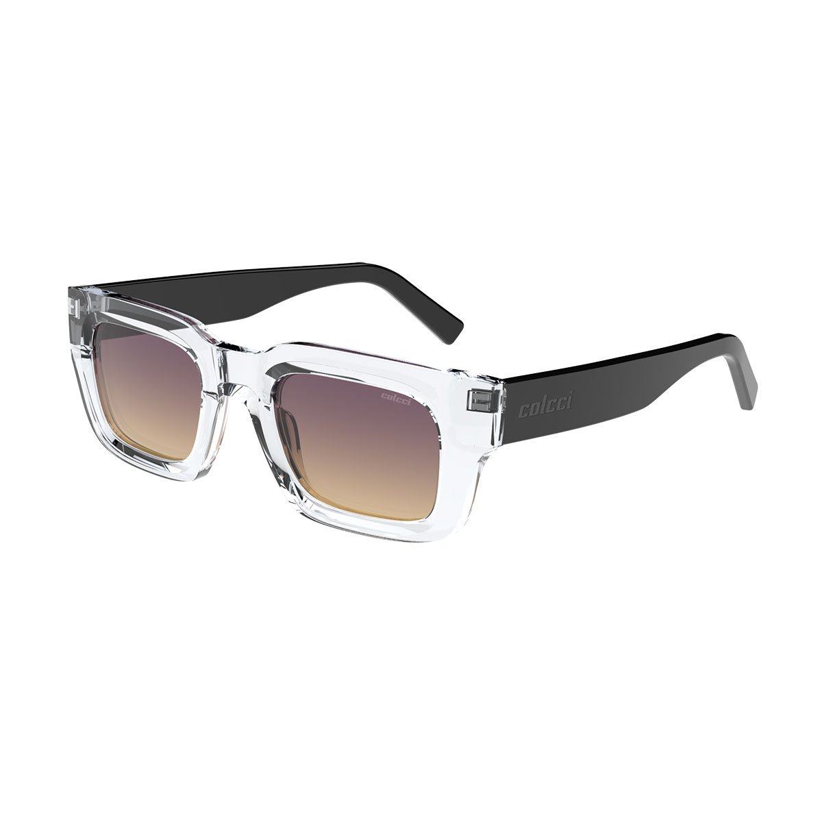 Oculos Solar Colcci Charlie C0263dc0a7 Transparente Translucido Lente Roxo Degrade