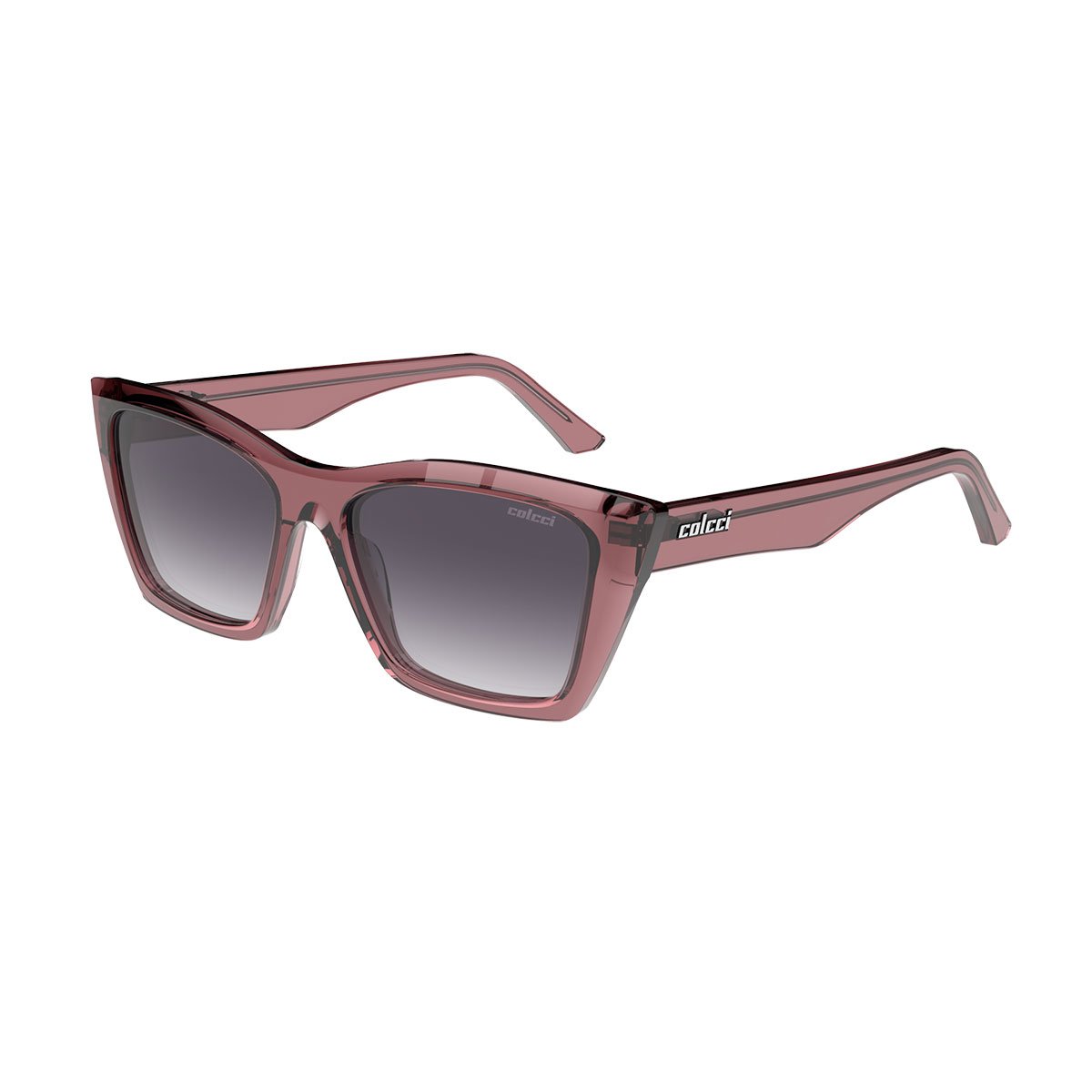 Oculos Solar Colcci Nanda C0264b9133 Rosa Translucido Lente Cinza Degrade
