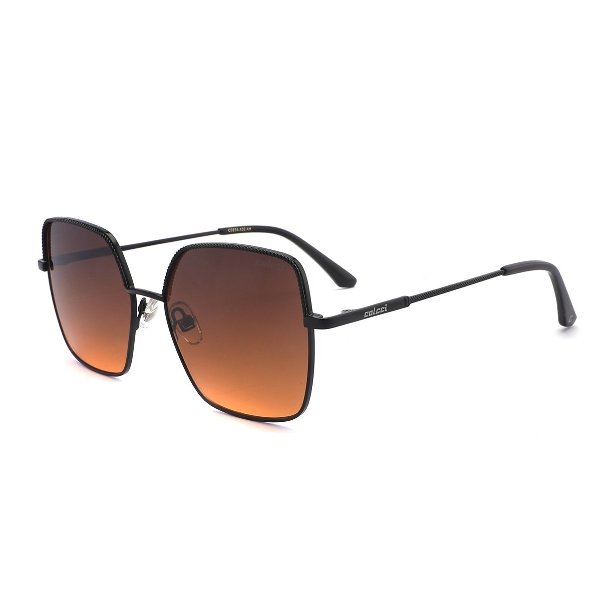 Oculos Solar Colcci C0256a02ah Preto Brilho Lente Cinza Degrade