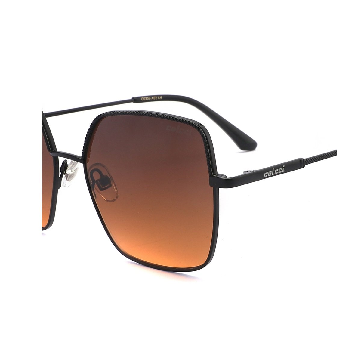 Oculos Solar Colcci C0256a02ah Preto Brilho Lente Cinza Degrade Preto 3