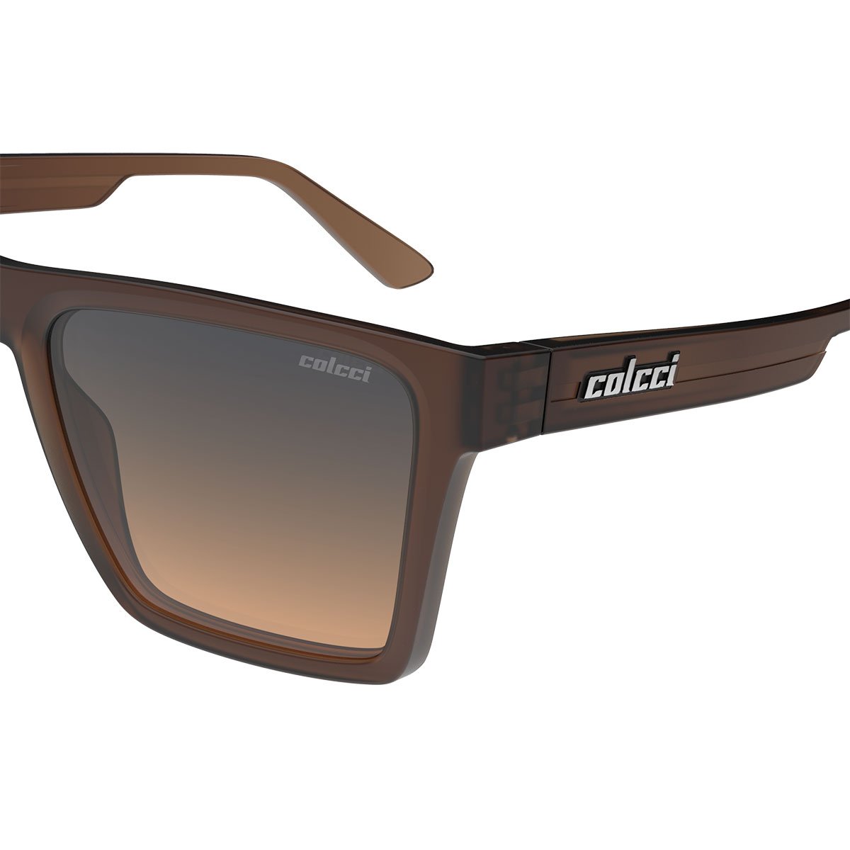 Oculos Solar Colcci Paul 2 C0265j2021 Marrom Fosco Lente Azul Degrade cat1 Marrom 3