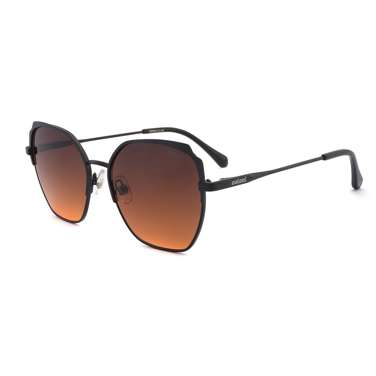 Oculos Solar Colcci C0258a14ah Preto Fosco Lente Cinza Degrade