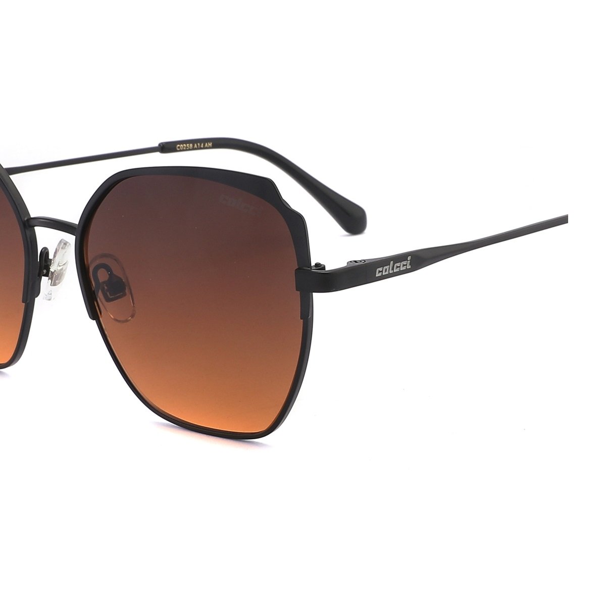 Oculos Solar Colcci C0258a14ah Preto Fosco Lente Cinza Degrade Preto 3