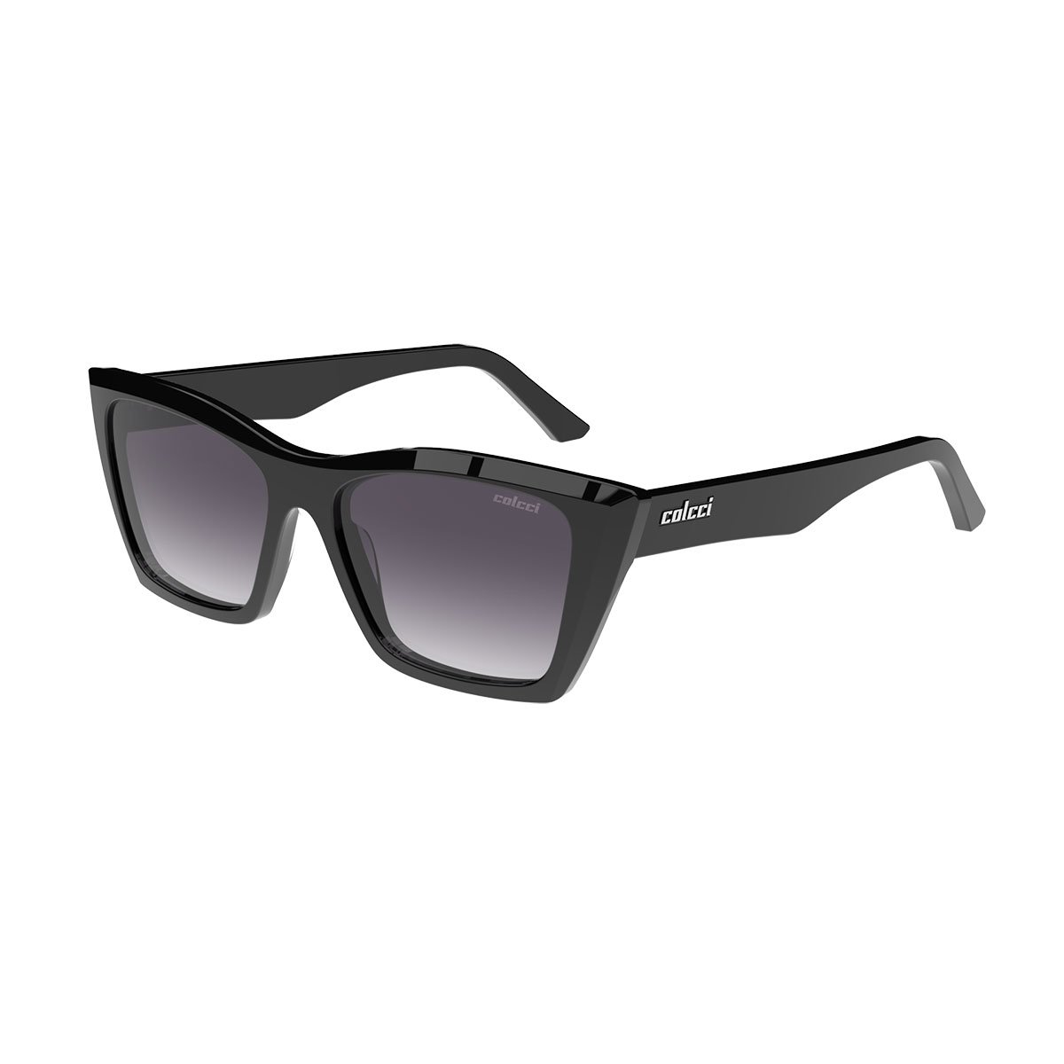 Oculos Solar Colcci Nanda C0264a0233 Preto Brilho Lente Cinza Degrade