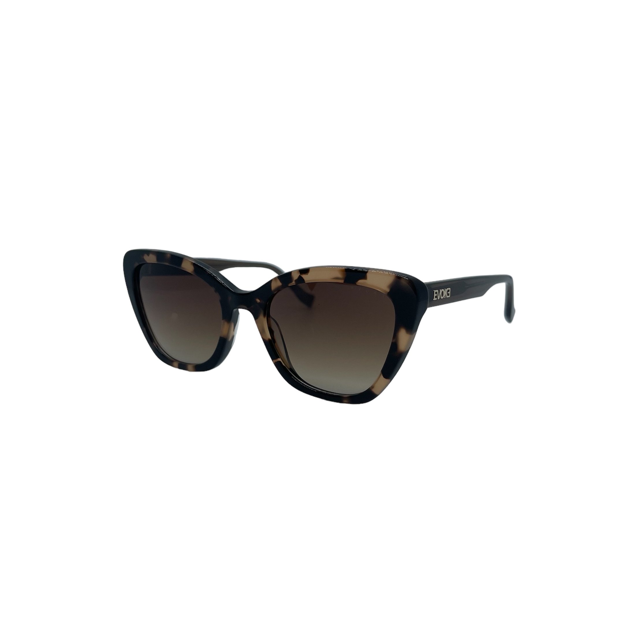 Oculos Solar Evoke For You Ds72 Brg21 Marrom Brilho Demi Lente Marrom Degrade Marrom 1