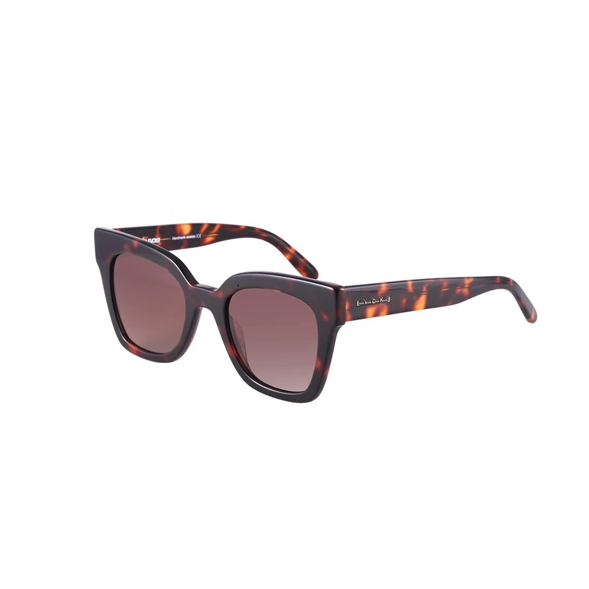 Oculos Solar Evoke Sweet Poison Brg01 Marrom Brilho Demi Lente Marrom Degrade Marrom 1