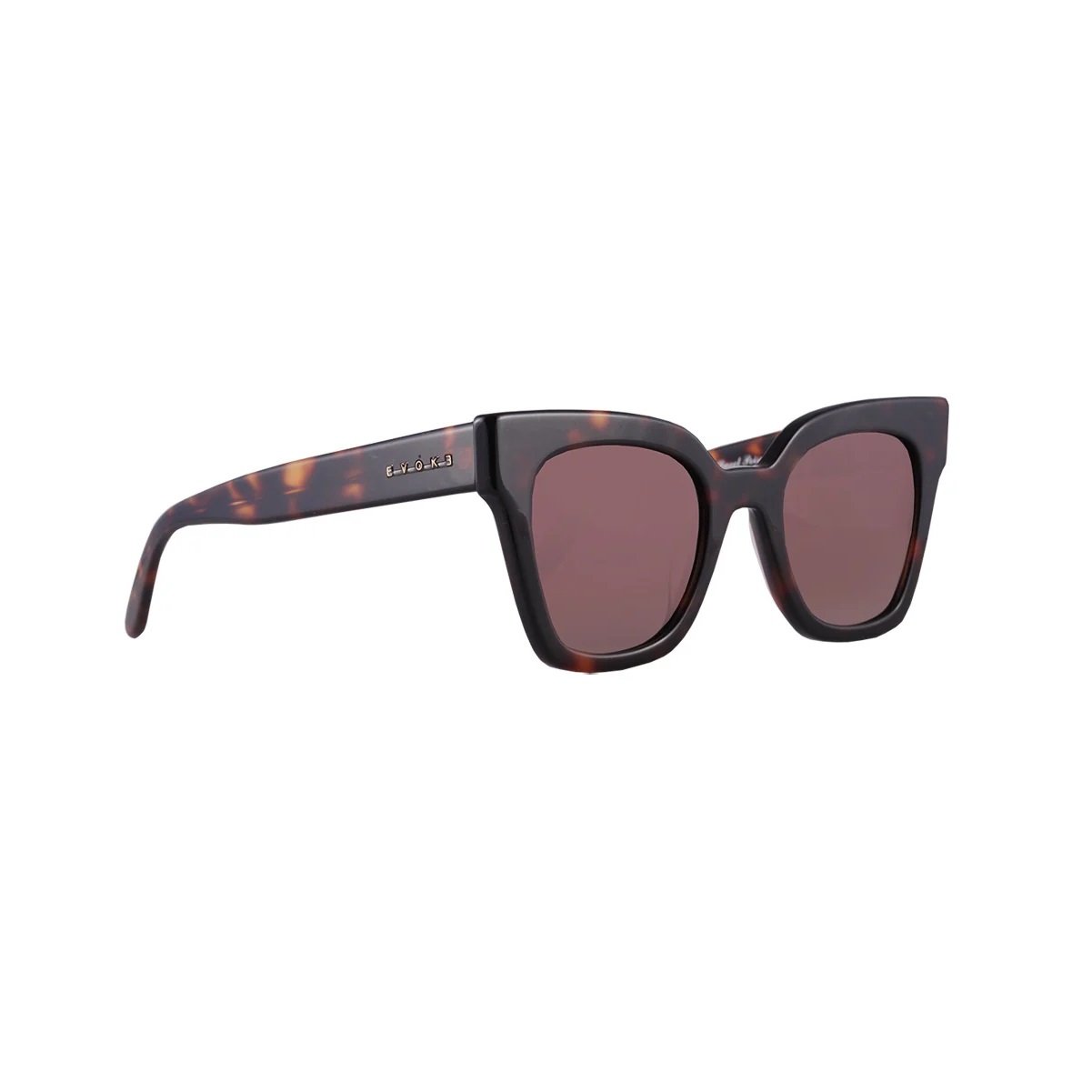Oculos Solar Evoke Sweet Poison Brg01 Marrom Brilho Demi Lente Marrom Degrade Marrom 3