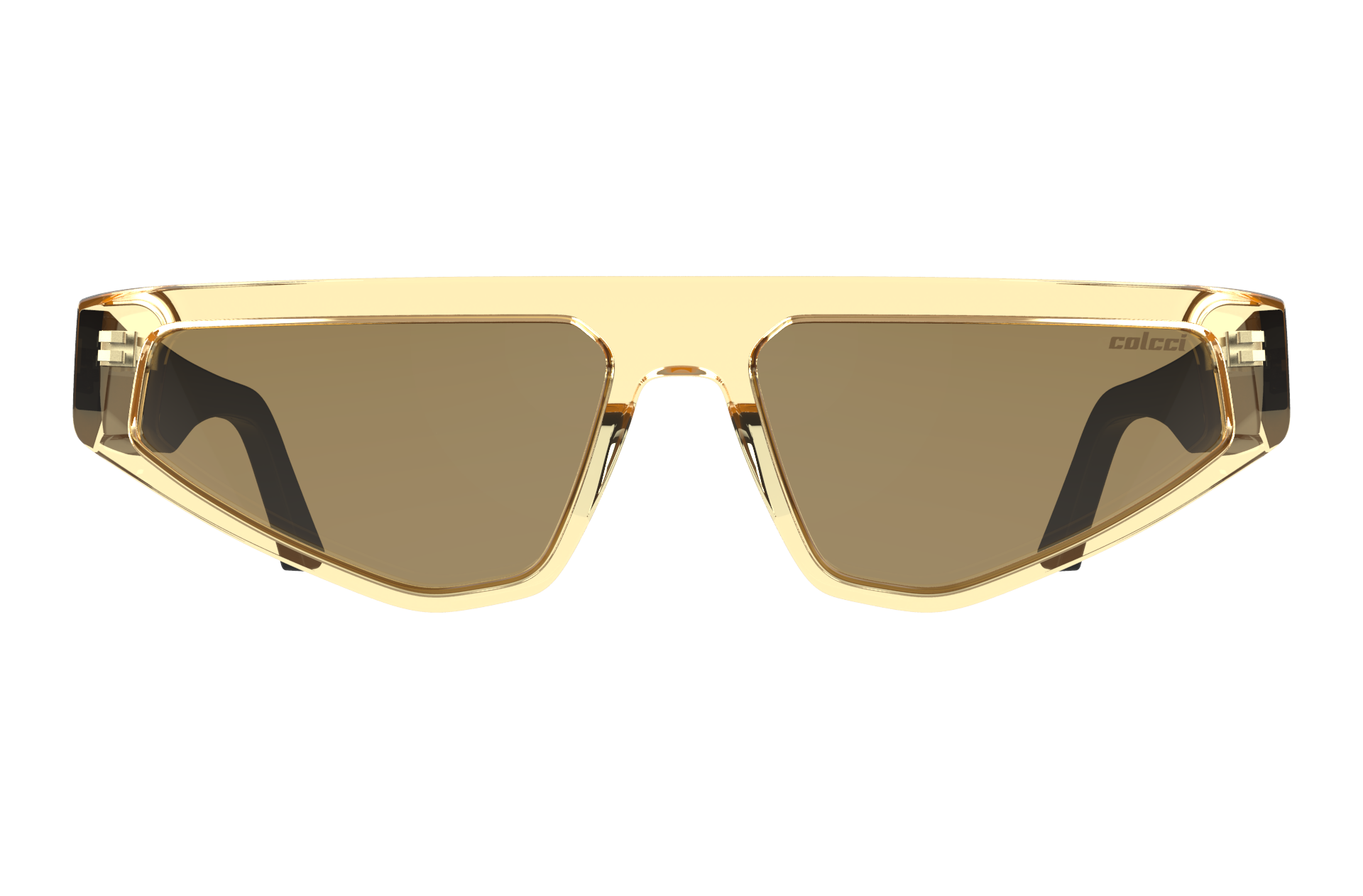 Oculos Solar Colcci Nis C0248j6981 Amarelo Translucido Lente Dourado Espelhada Amarelo/Preto 2