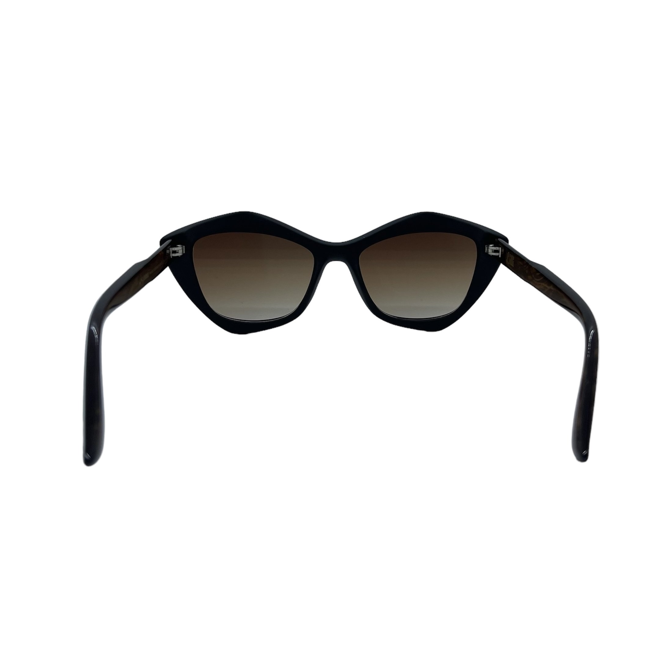 Oculos Solar Evoke Lilli A21 Preto Fosco Lente Marrom Degrade Preto 4