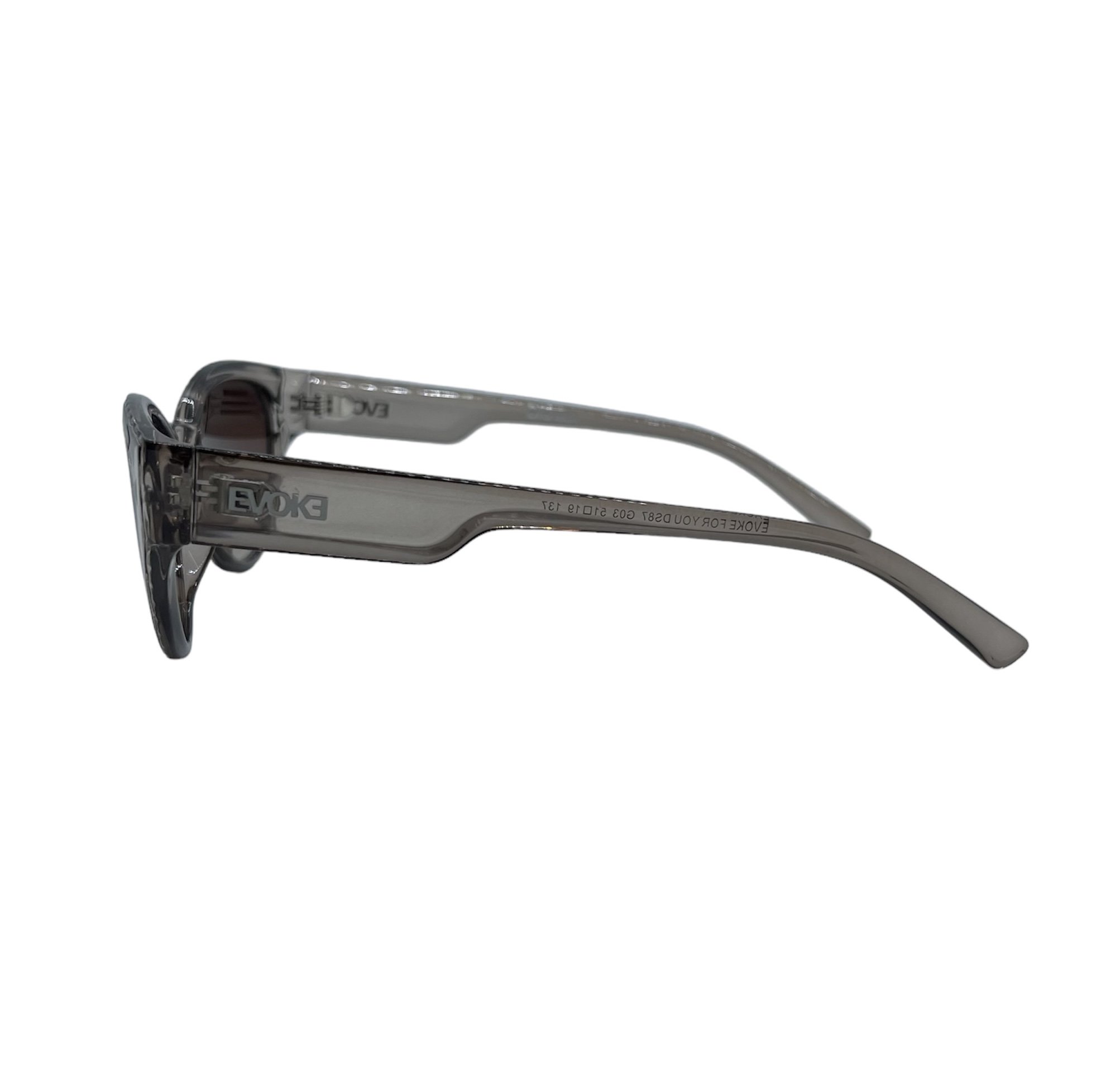 Oculos Solar Evoke For You Ds87 G03 Marrom Translucido Lente Marrom Degrade Marrom 3