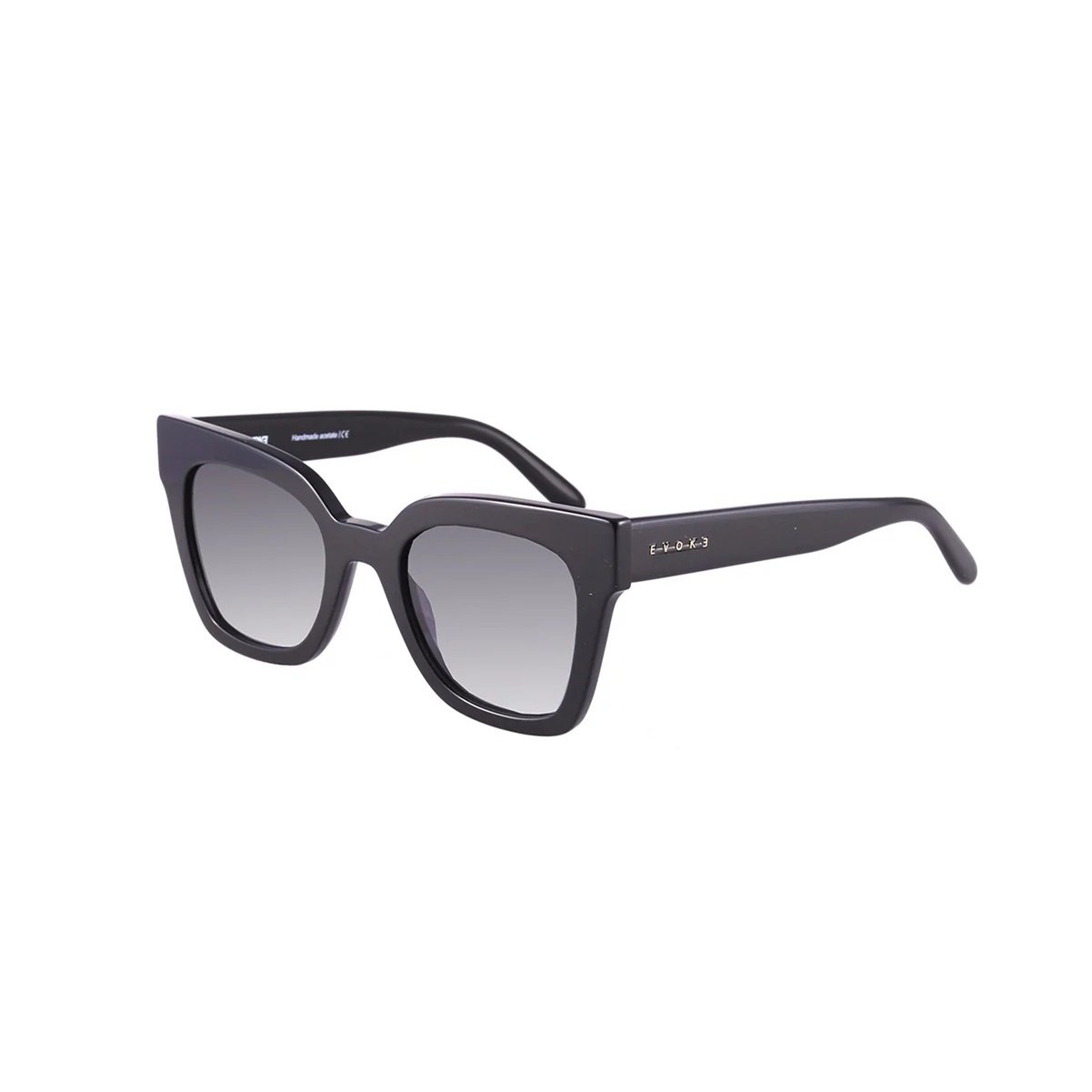 Oculos Solar Evoke Sweet Poison Bra01 Preto Brilho Lente Cinza Degrade Preto 1