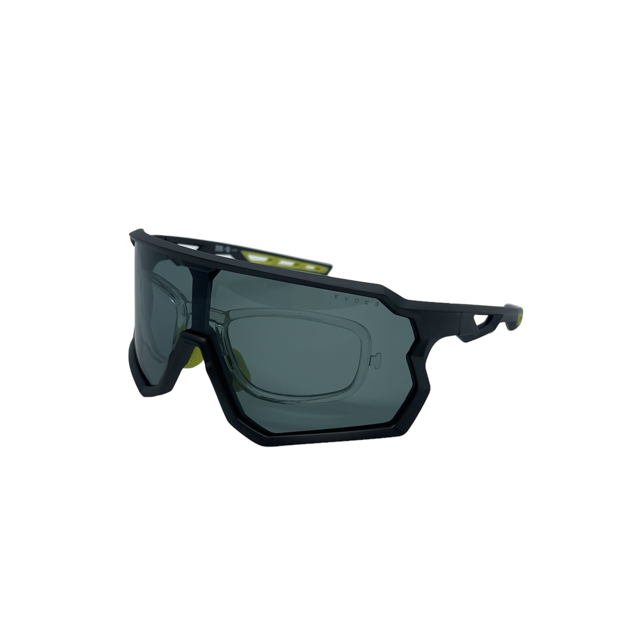 Oculos Solar Evoke Evk 39 H11p Preto Fosco Lente Verde Polarizada Preto 1