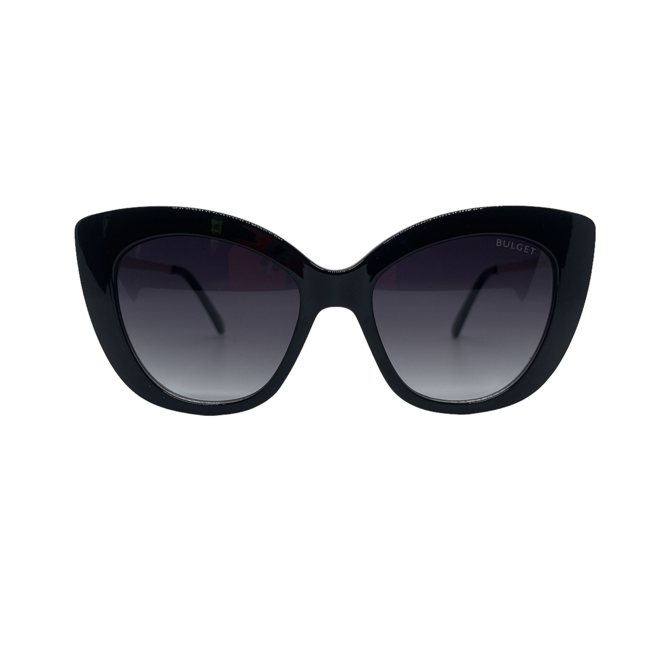 Oculos Solar Bulget Bg8095 A01 Preto Brilho Lente Cinza Degrade Preto 2