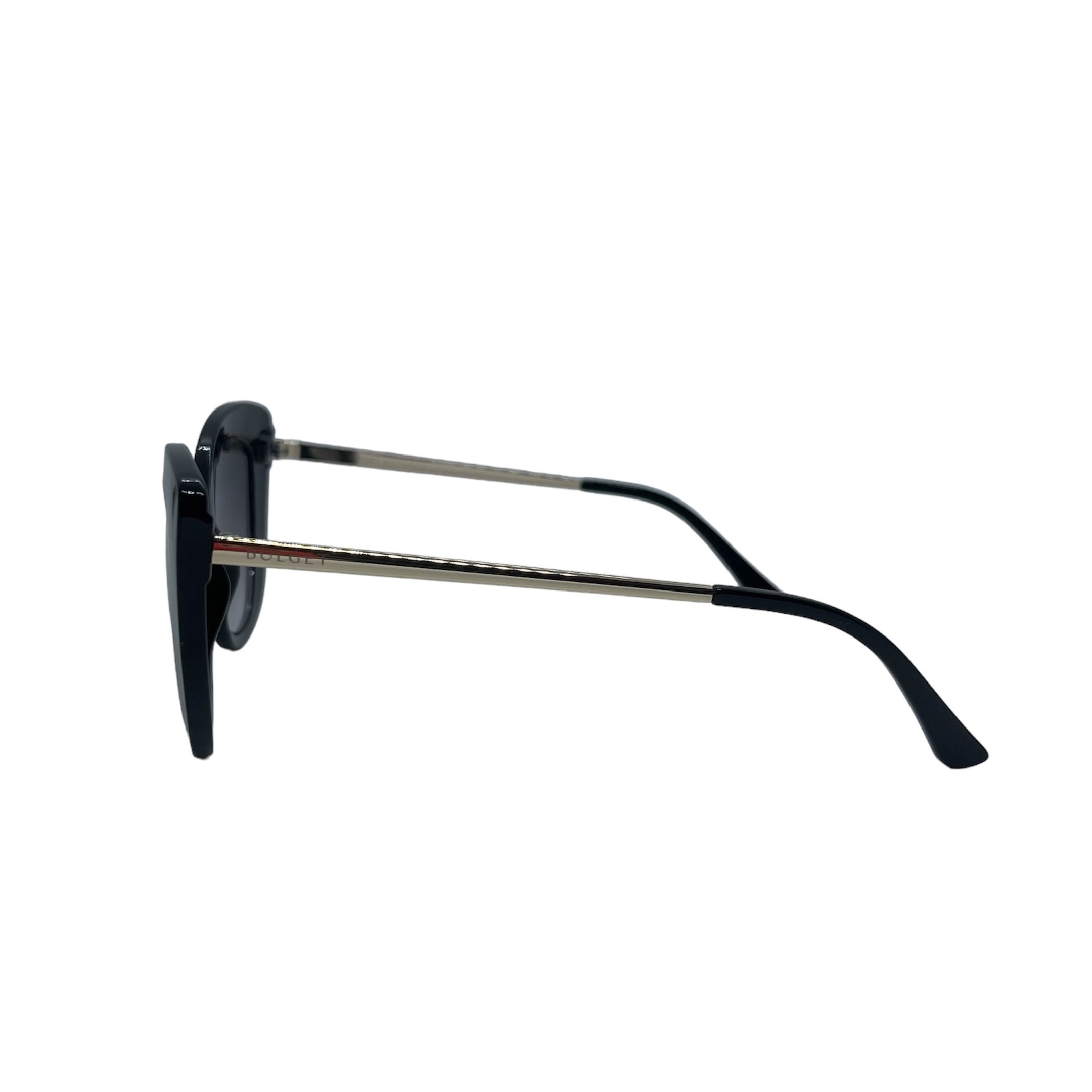 Oculos Solar Bulget Bg8095 A01 Preto Brilho Lente Cinza Degrade Preto 3