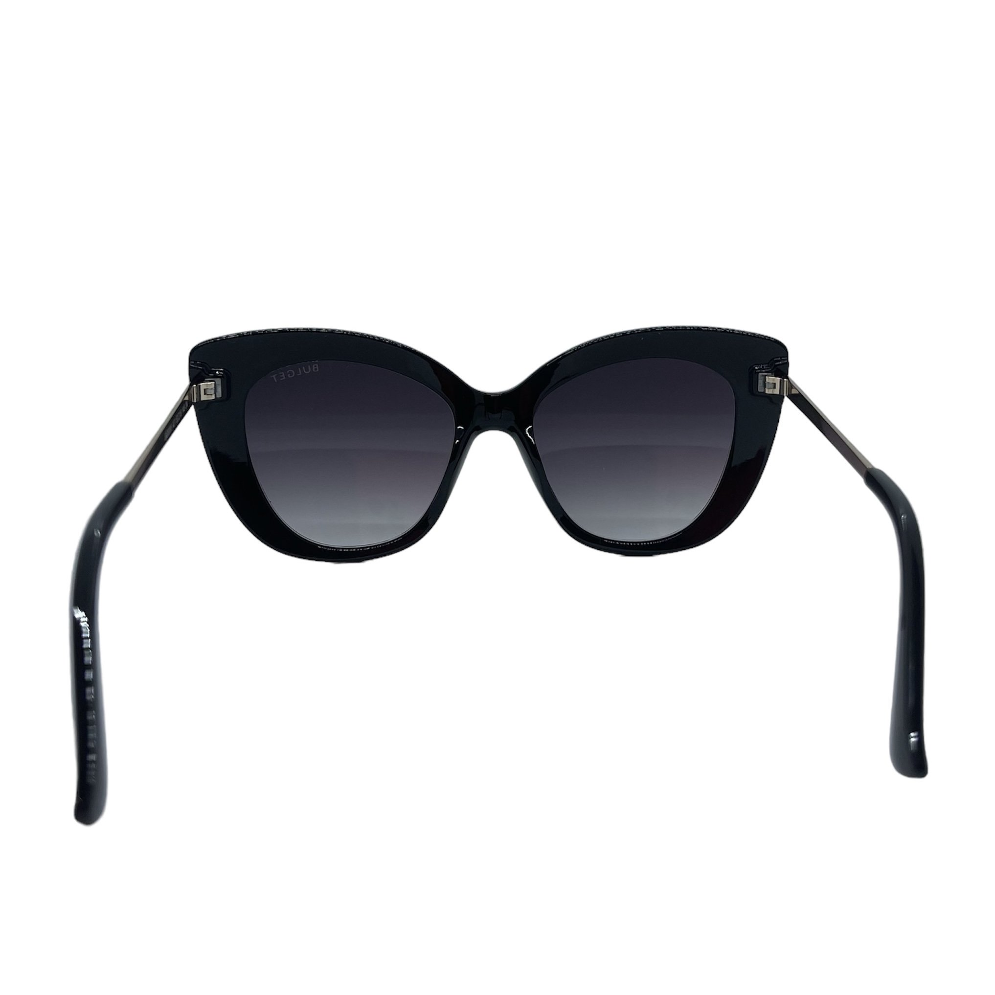 Oculos Solar Bulget Bg8095 A01 Preto Brilho Lente Cinza Degrade Preto 4