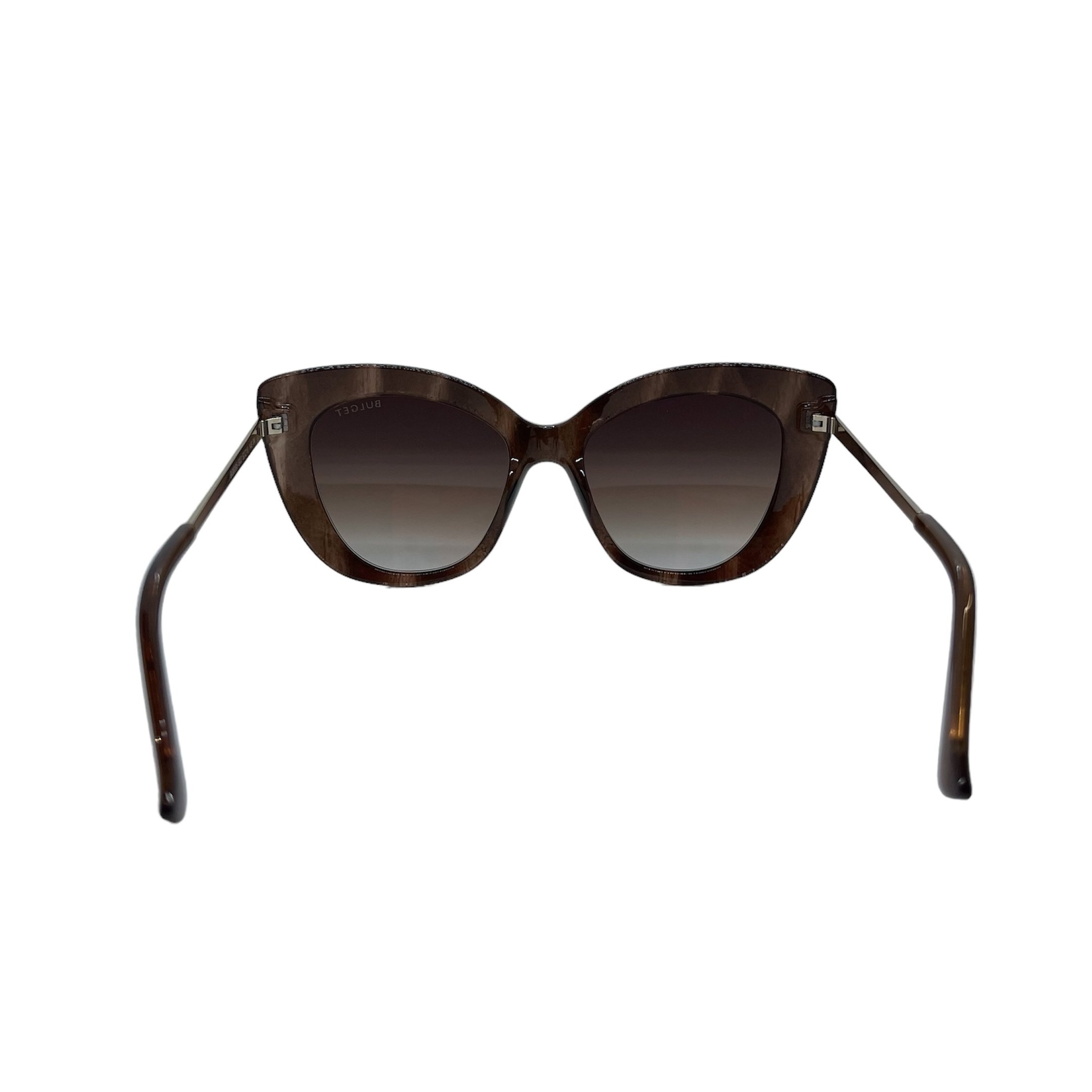 Oculos Solar Bulget Bg8095 G02 Marrom Brilho Lente Marrom Degrade Marrom 4