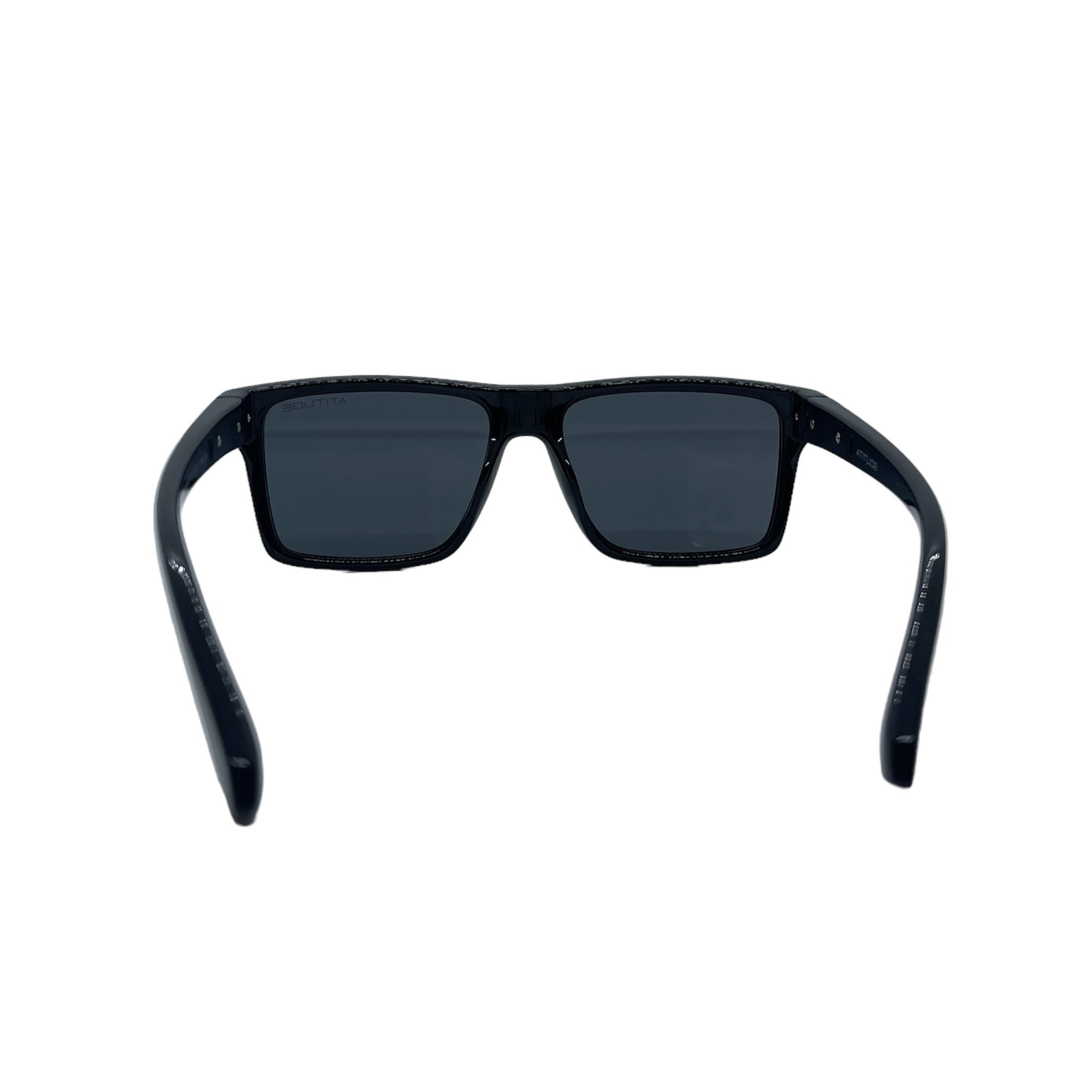Oculos Solar Atitude At8222m A01 Preto Brilho Lente Cinza Preto 4