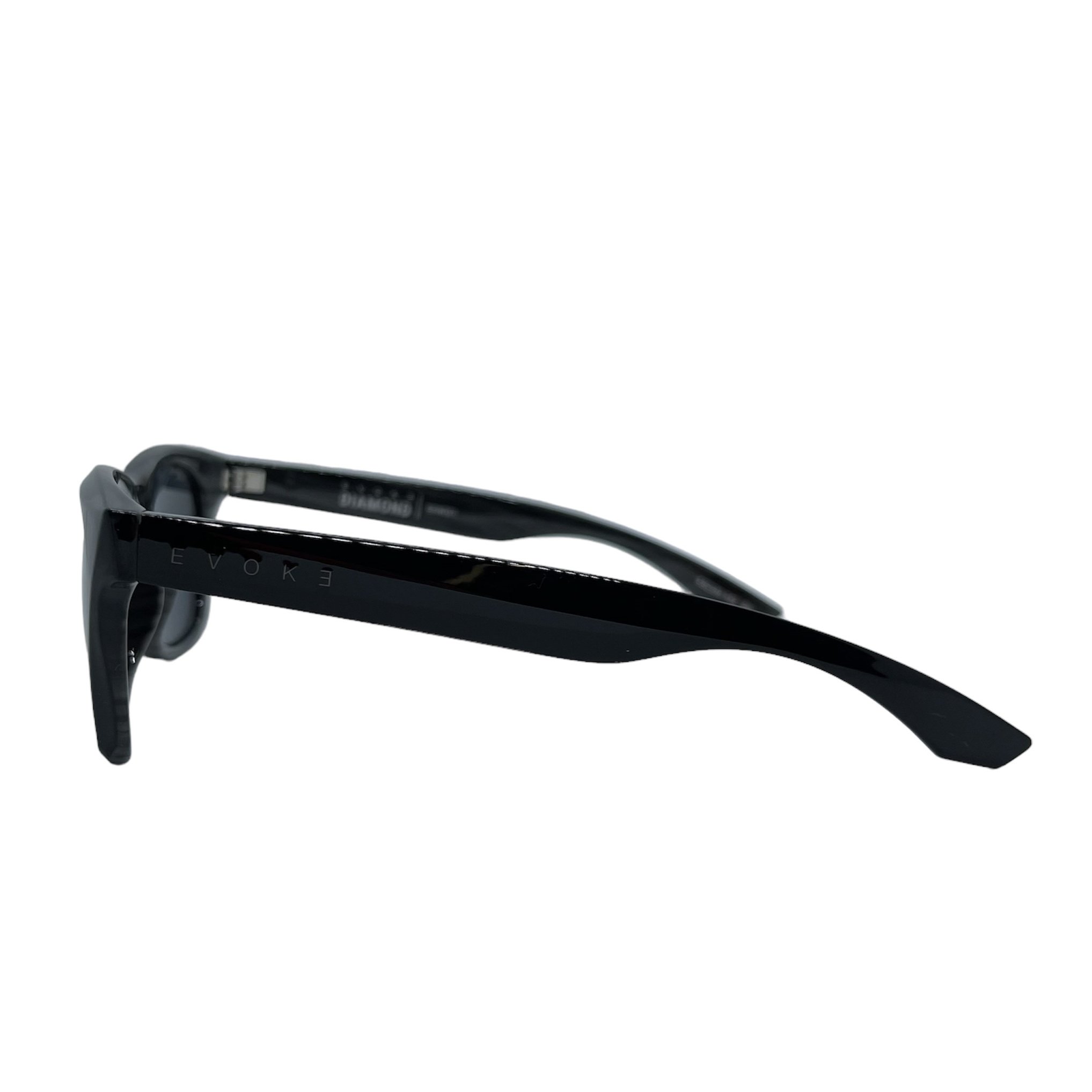 Oculos Solar Evoke New Diamond Brwd01 Preto Brilho Lente Cinza Preto 3