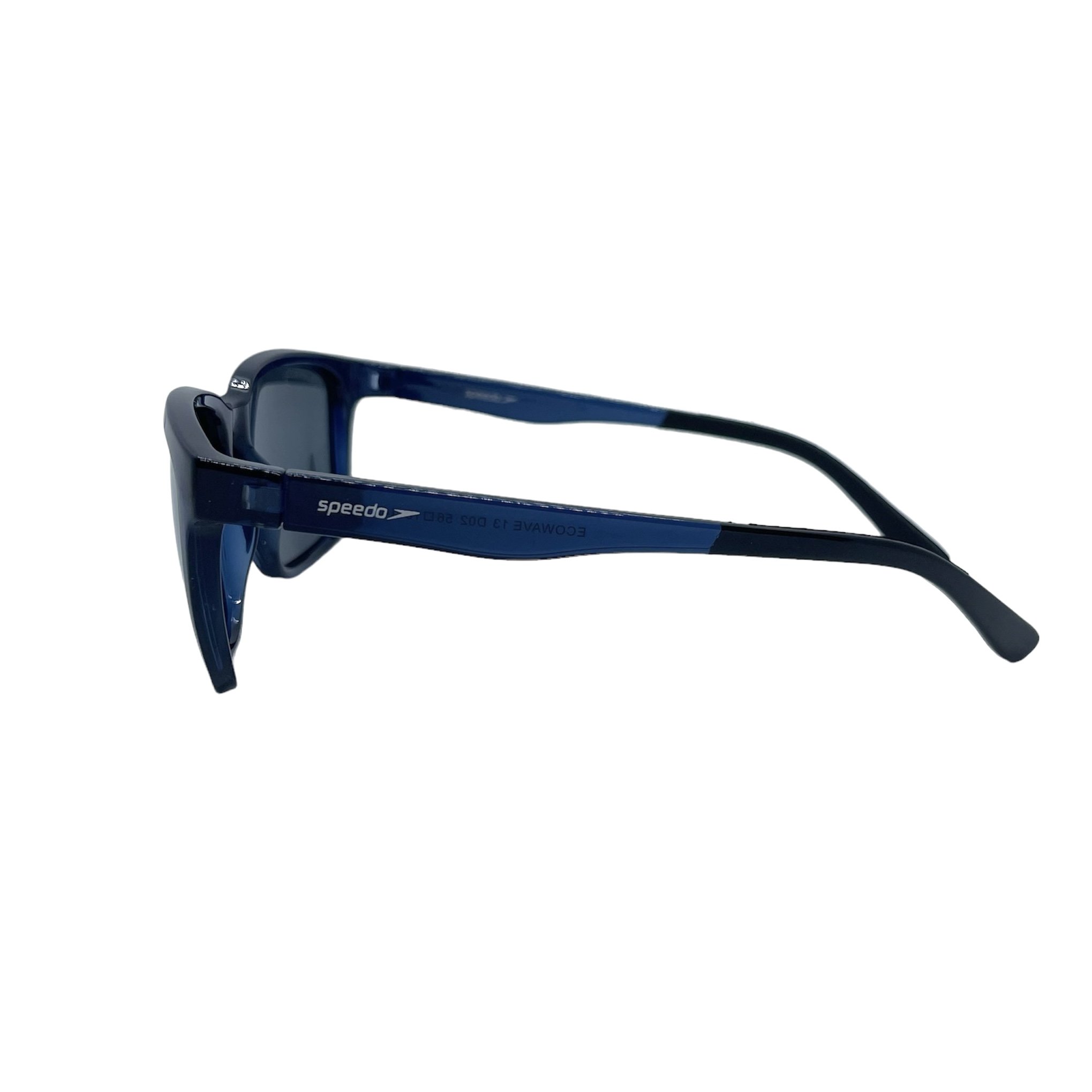 Oculos Solar Speedo Ecowave 13 D02 Azul Translucido Lente Cinza Polarizada Azul 3