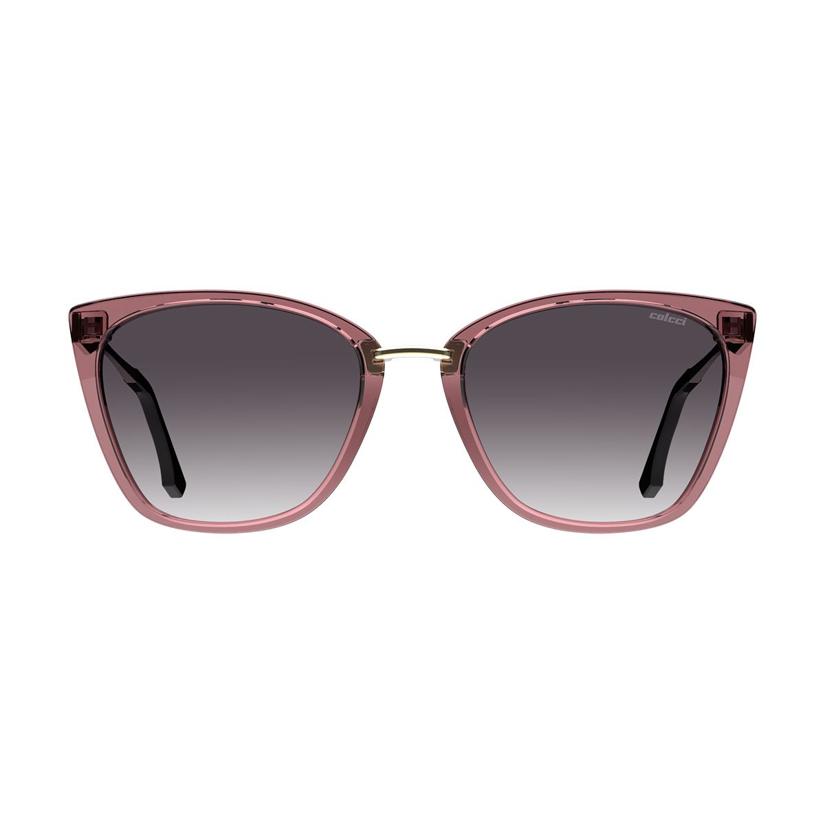 Oculos Solar Colcci Aretha Y Sun C0270c7733 Bordo Translucido Lente Cinza Degrade Vermelho 2