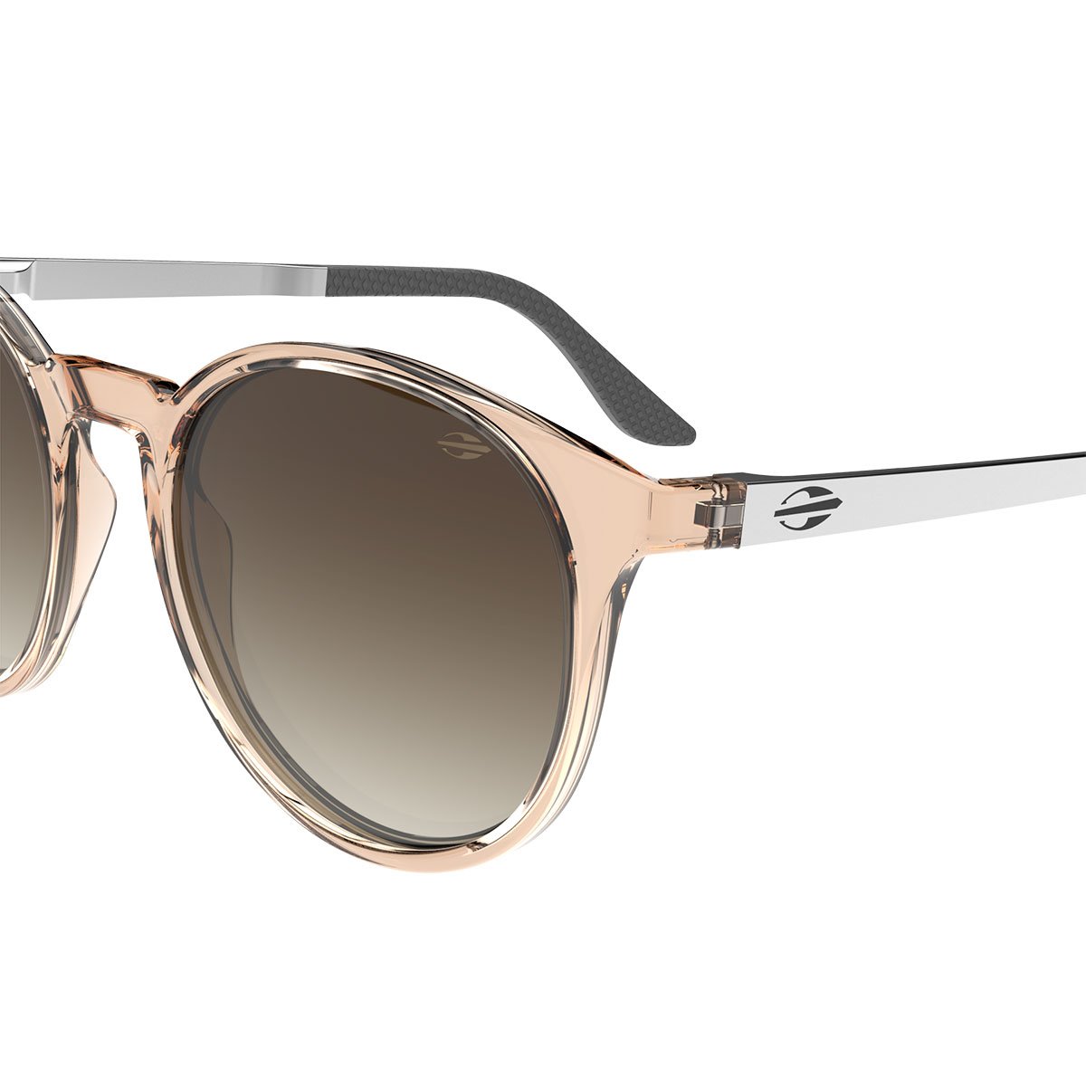Oculos Solar Mormaii Cannes Sun M0179b6134 Nude Translucido Lente Marrom Degrade Bege 3
