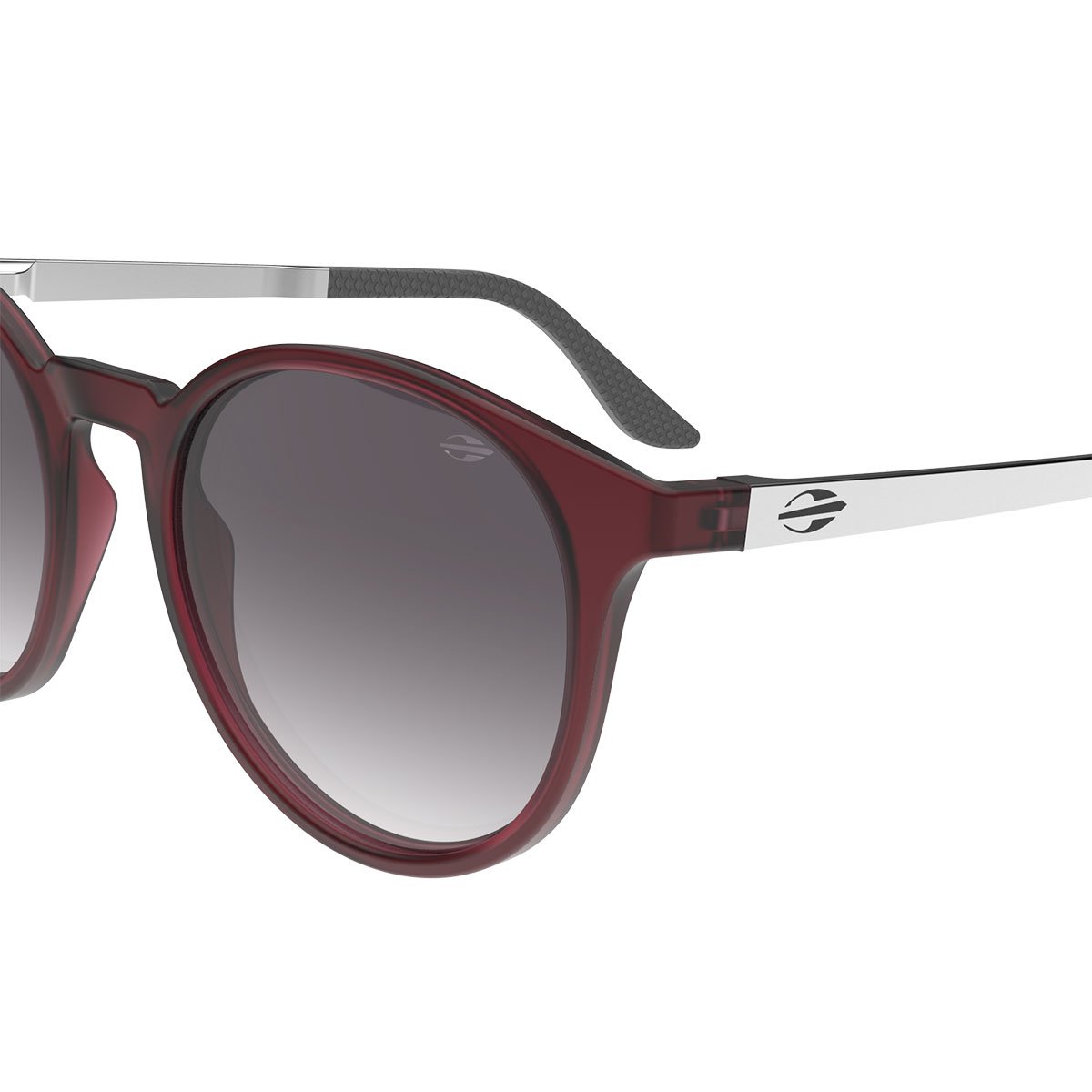 Oculos Solar Mormaii Cannes Sun M0179c1233 Bordo Fosco Lente Cinza Degrade Vermelho 3
