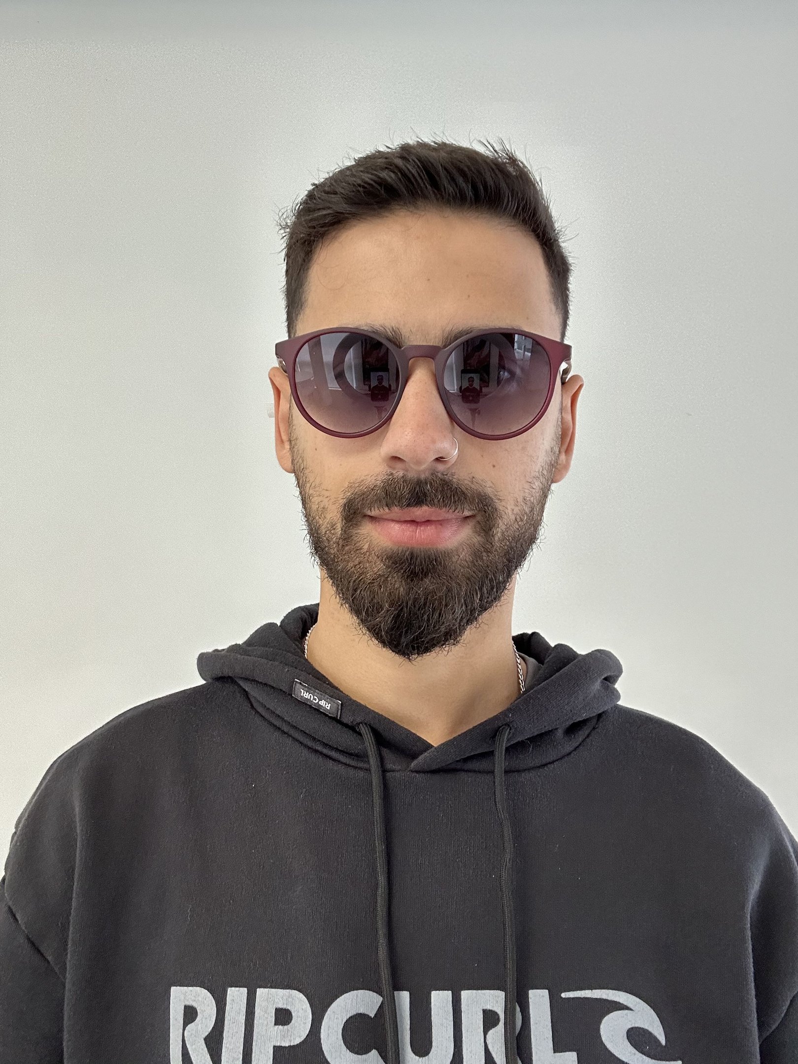 Oculos Solar Mormaii Cannes Sun M0179c1233 Bordo Fosco Lente Cinza Degrade Vermelho 4