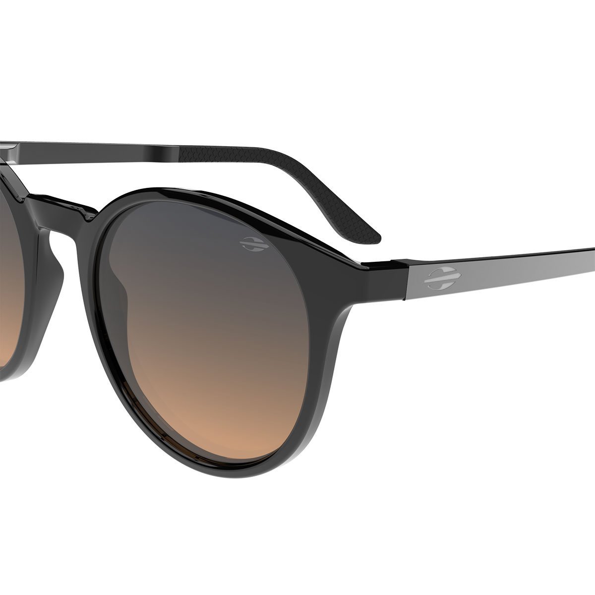 Oculos Solar Mormaii Cannes Sun M0179a4521 Preto Brilho Lente Azul Degrade Preto 3
