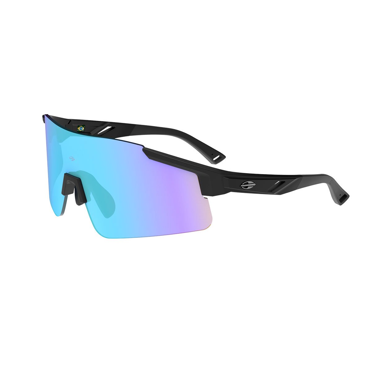 Oculos Solar Mormaii Grand Tour 3 M0180a1497 Preto Fosco Lente Azul Espelhada Preto 1