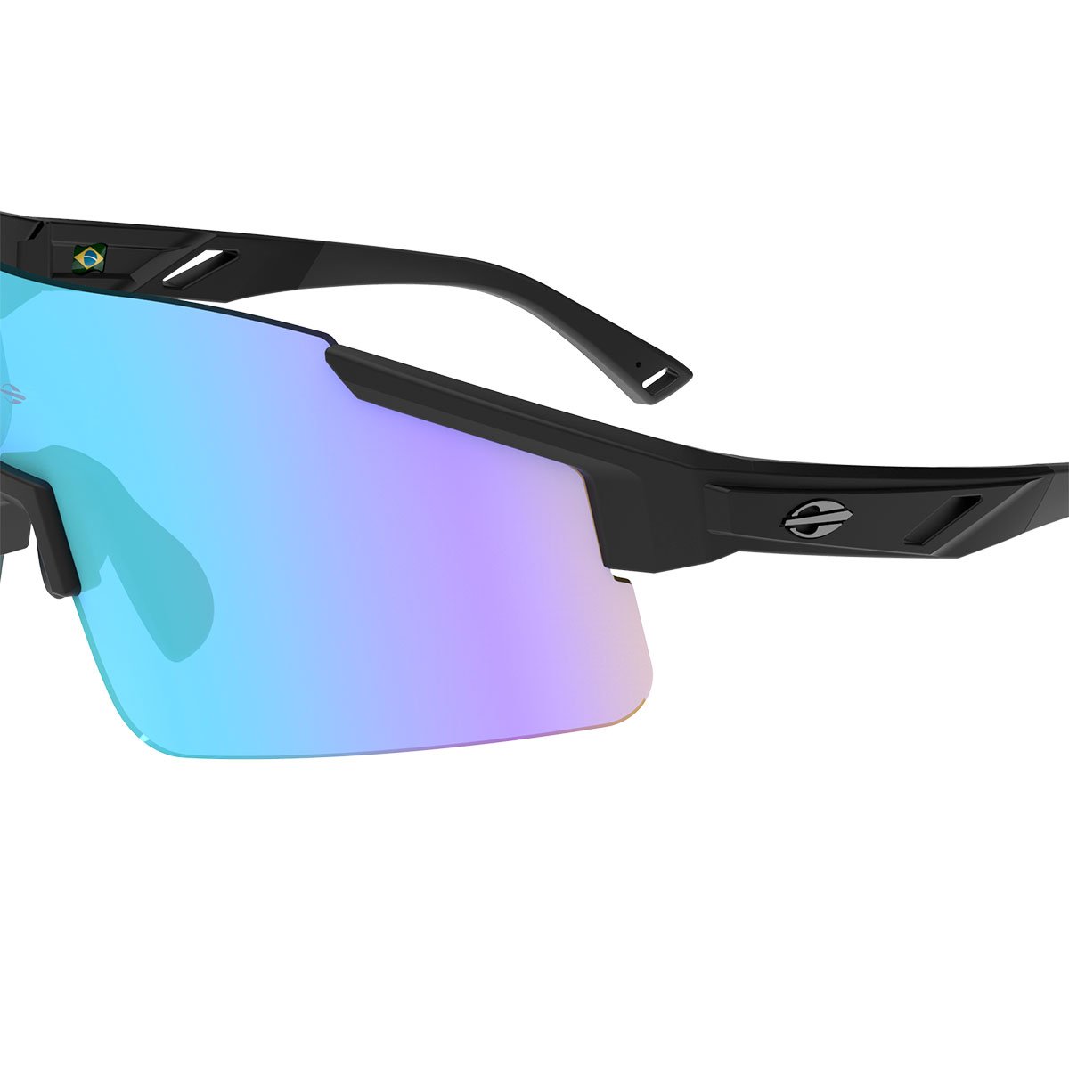 Oculos Solar Mormaii Grand Tour 3 M0180a1497 Preto Fosco Lente Azul Espelhada Preto 3