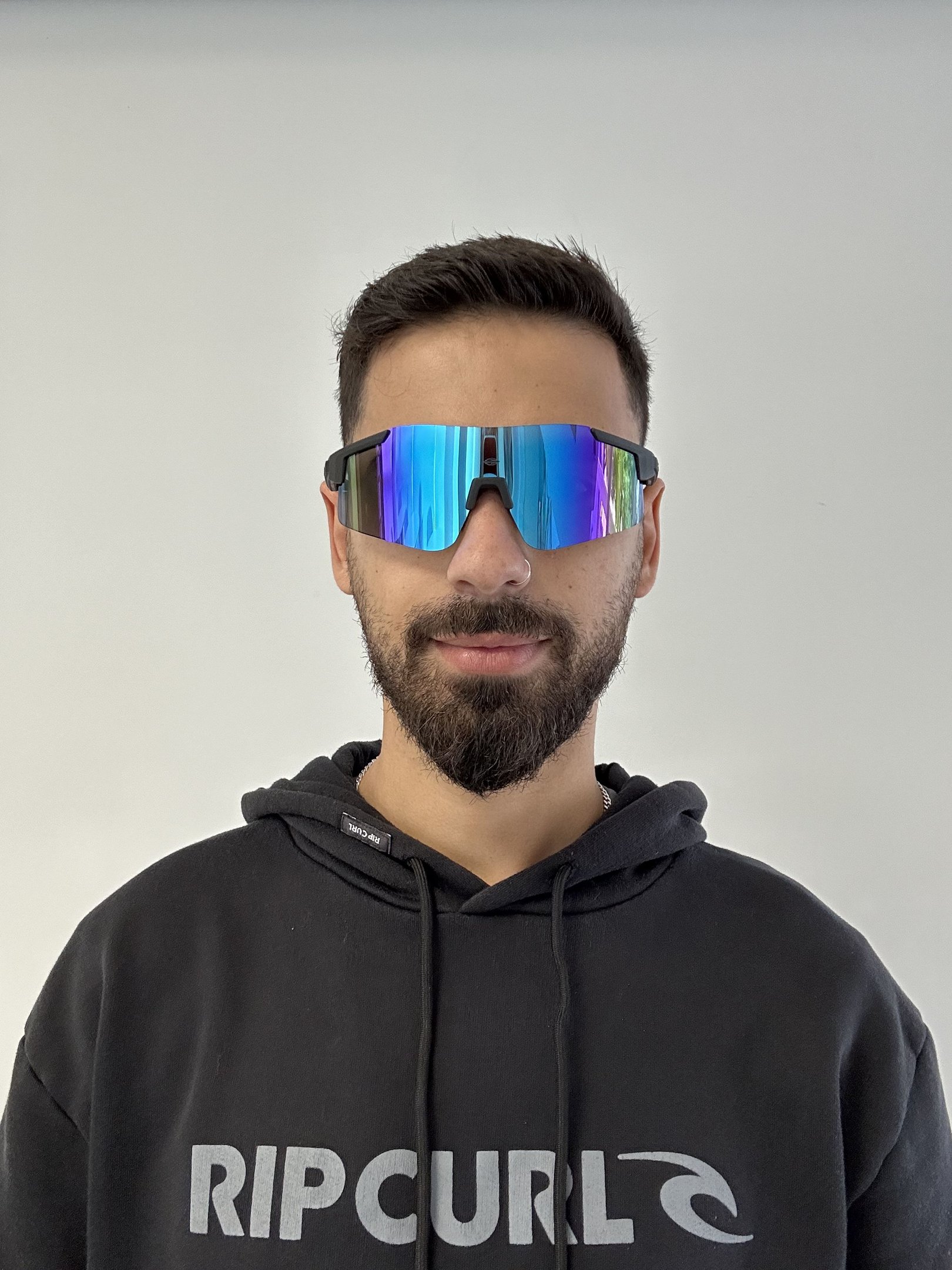 Oculos Solar Mormaii Grand Tour 3 M0180a1497 Preto Fosco Lente Azul Espelhada Preto 4