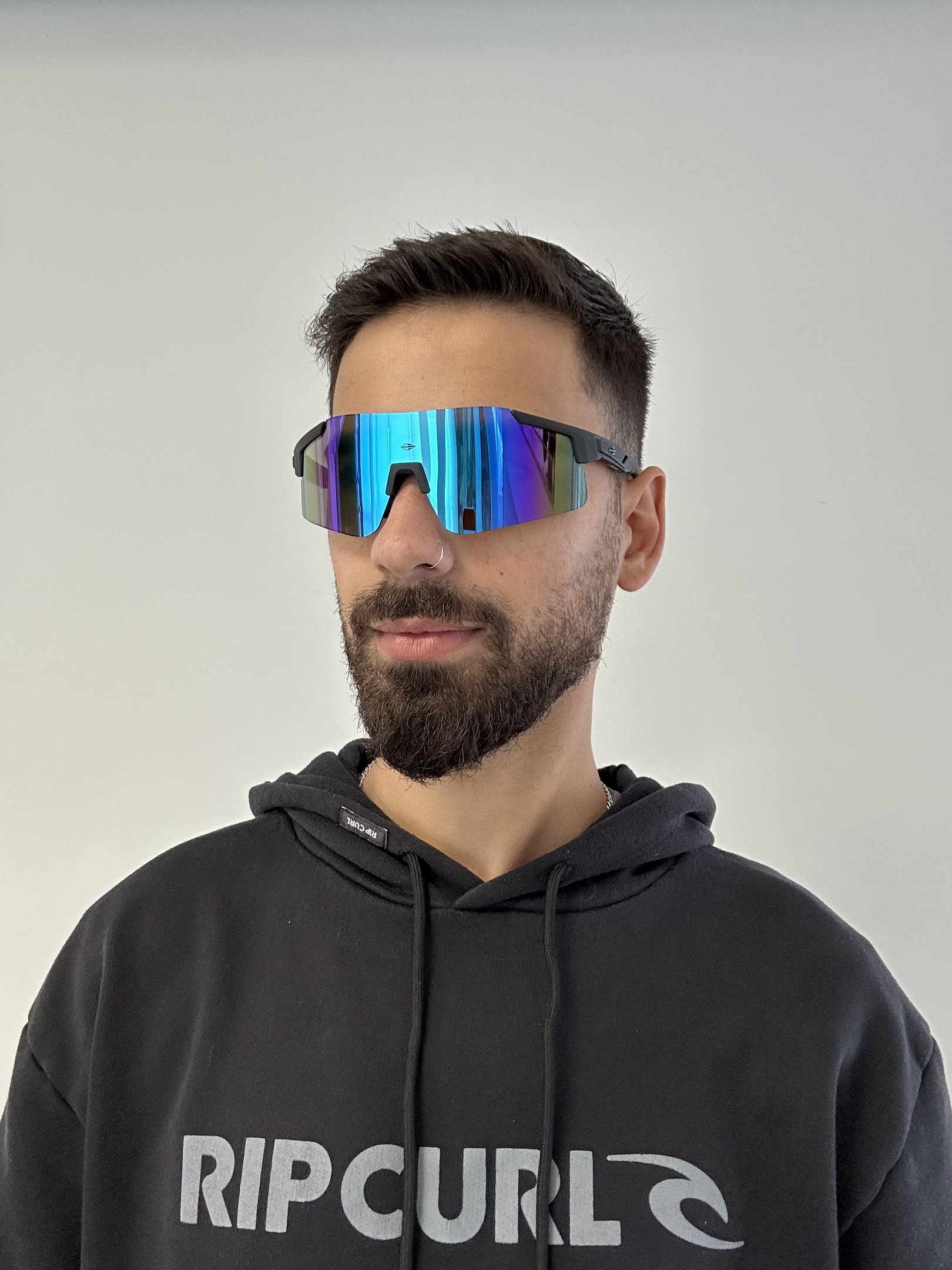 Oculos Solar Mormaii Grand Tour 3 M0180a1497 Preto Fosco Lente Azul Espelhada Preto 5