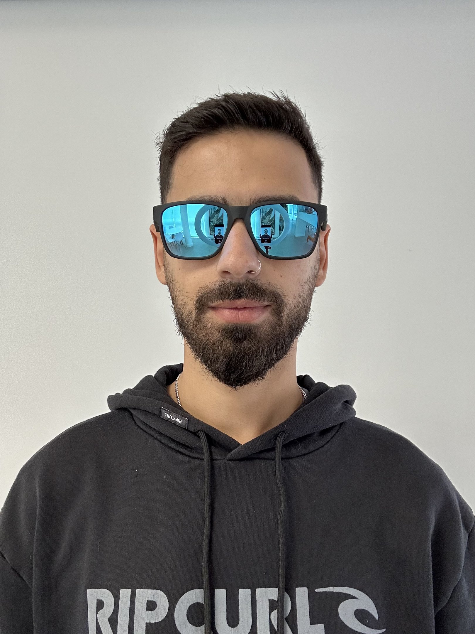 Oculos Solar Mormaii Hong Kong M0176a1497 Preto Fosco Lente Azul Espelhada Preto 4