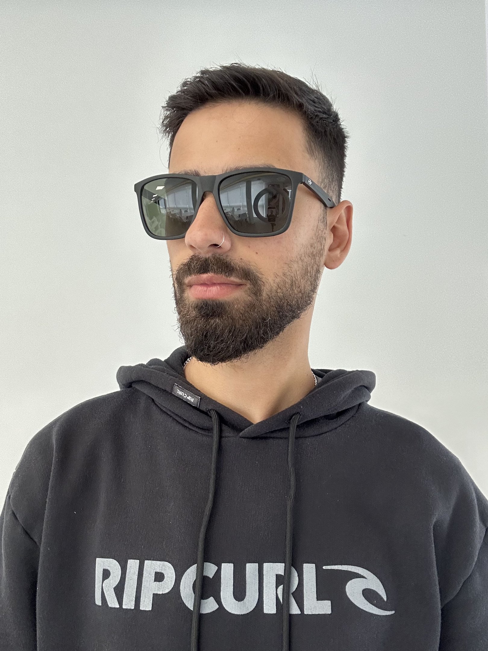 Oculos Solar Mormaii Hawaii Magnetic M0181a1471 Preto Fosco Lente Verde Preto 5