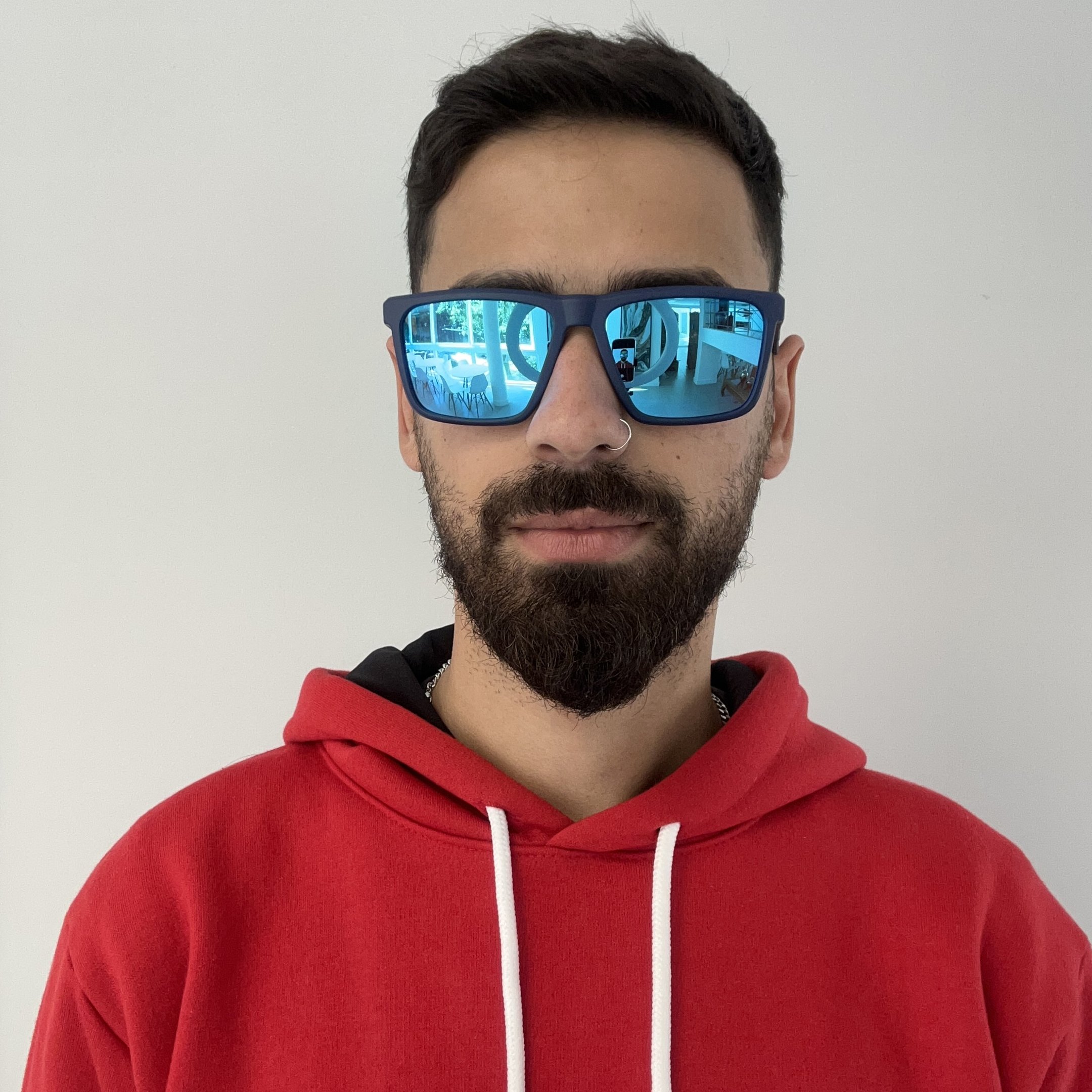 Oculos Solar Mormaii Madri M0095k3397 Azul Fosco Lente Azul Espelhada Azul 5