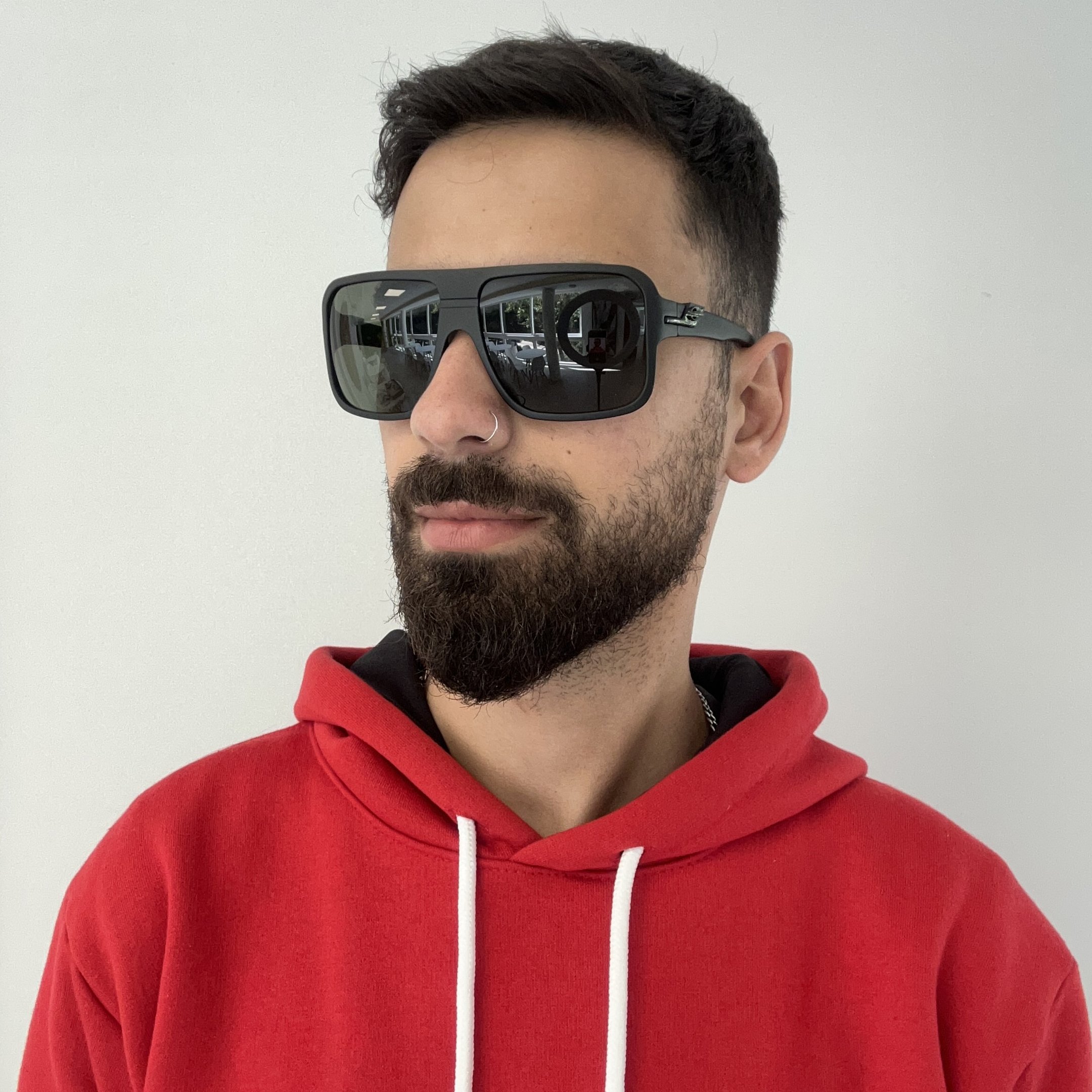 Oculos Solar Mormaii Snapper 437a1471 Preto Fosco Lente Verde Preto 6